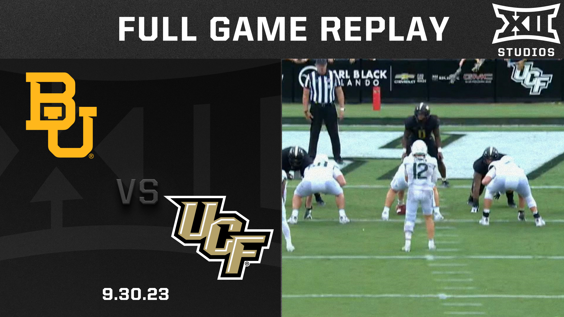 Baylor vs. UCF Football 9.30.23