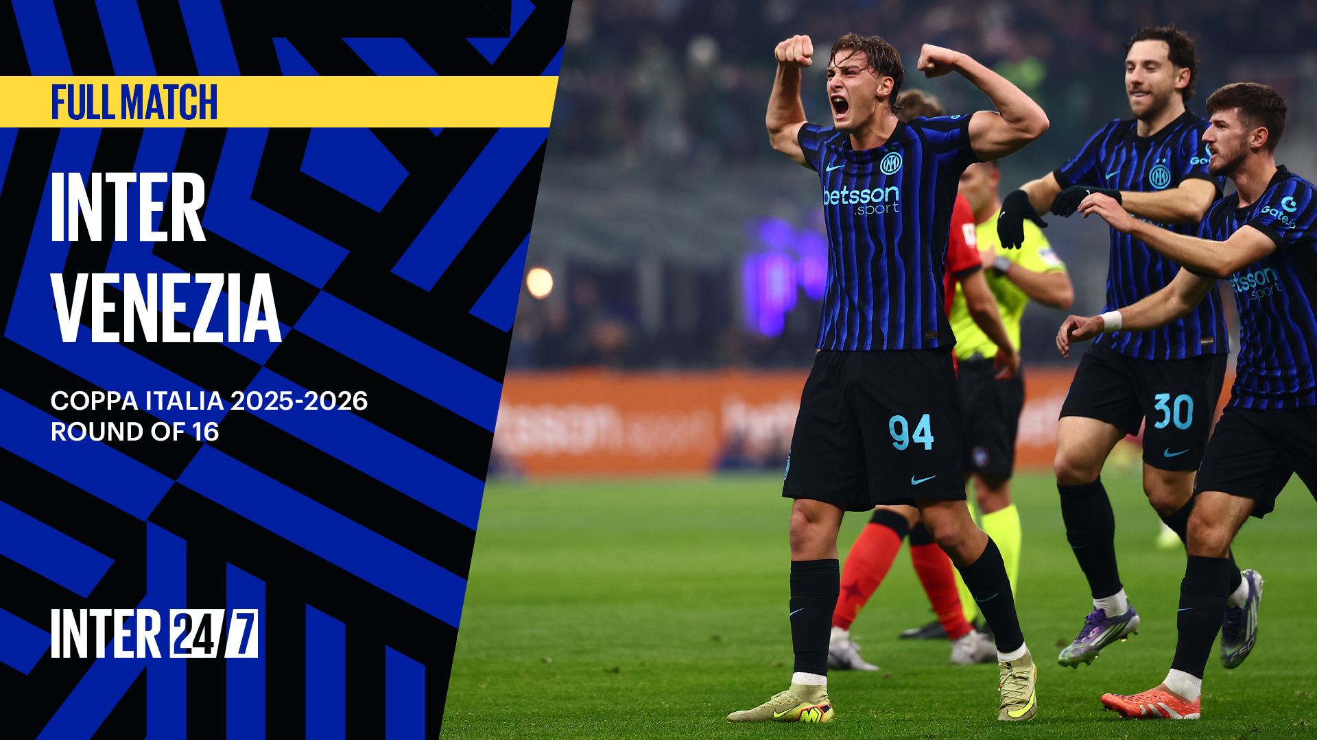 Coppa Italia Inter Vs Venezia 2025/2026 – 1St Half