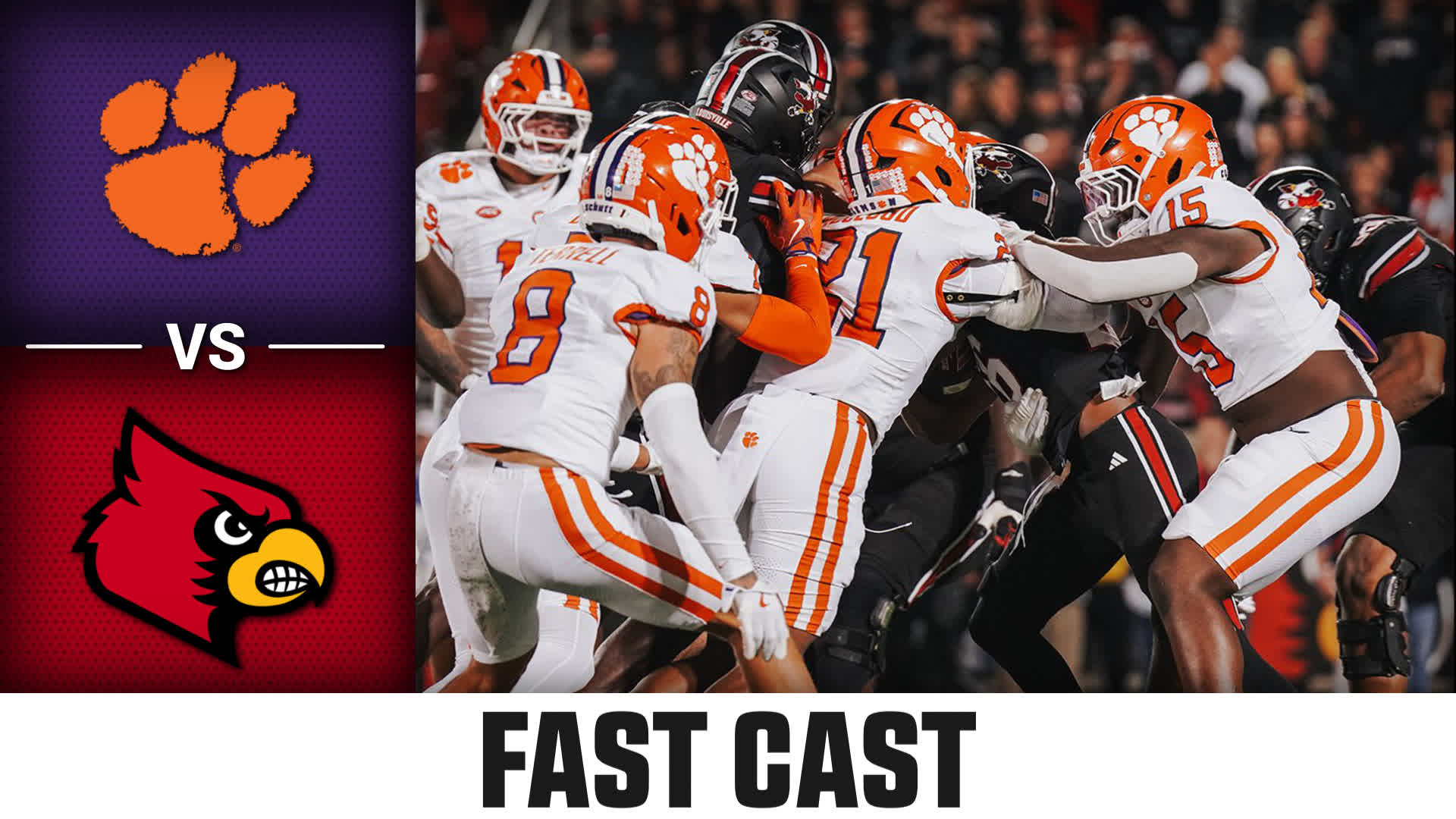 Clemson vs. Louisville 2025 Week 12 Fast Cast