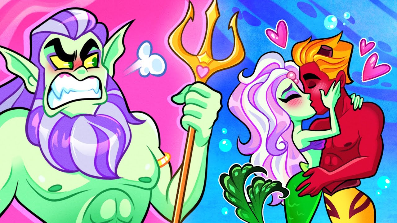 Historia de amor de una sirena || La sirena y el chico malo