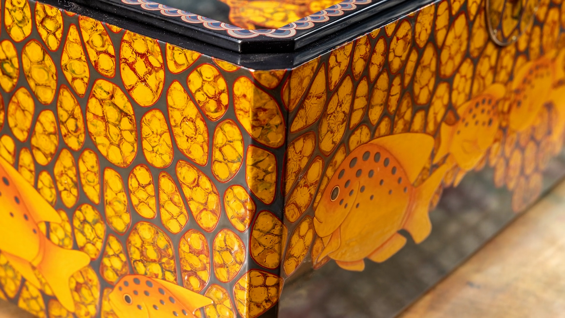 옻으로 색을 입히다. 채화칠장