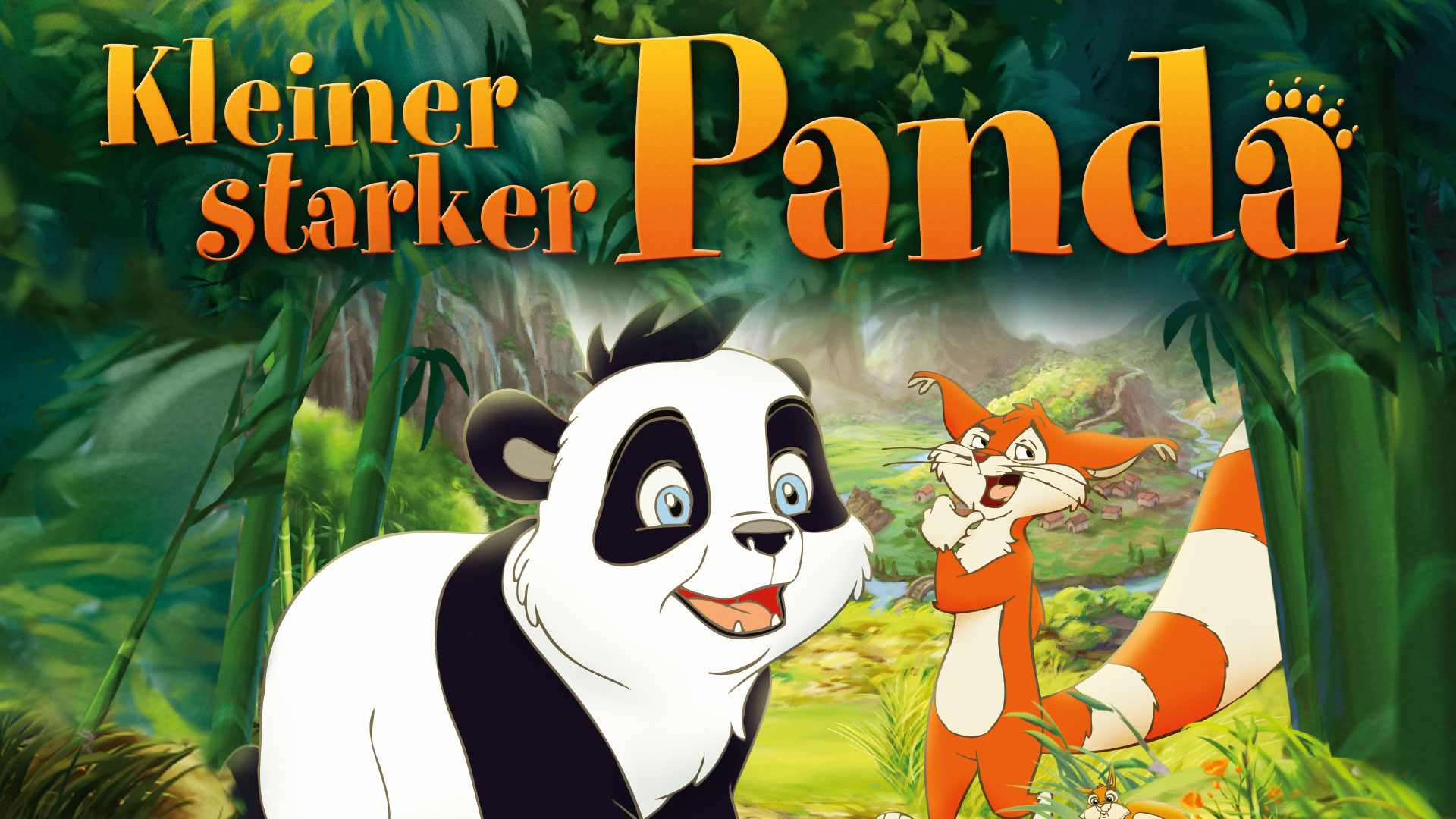 Kleiner starker Panda