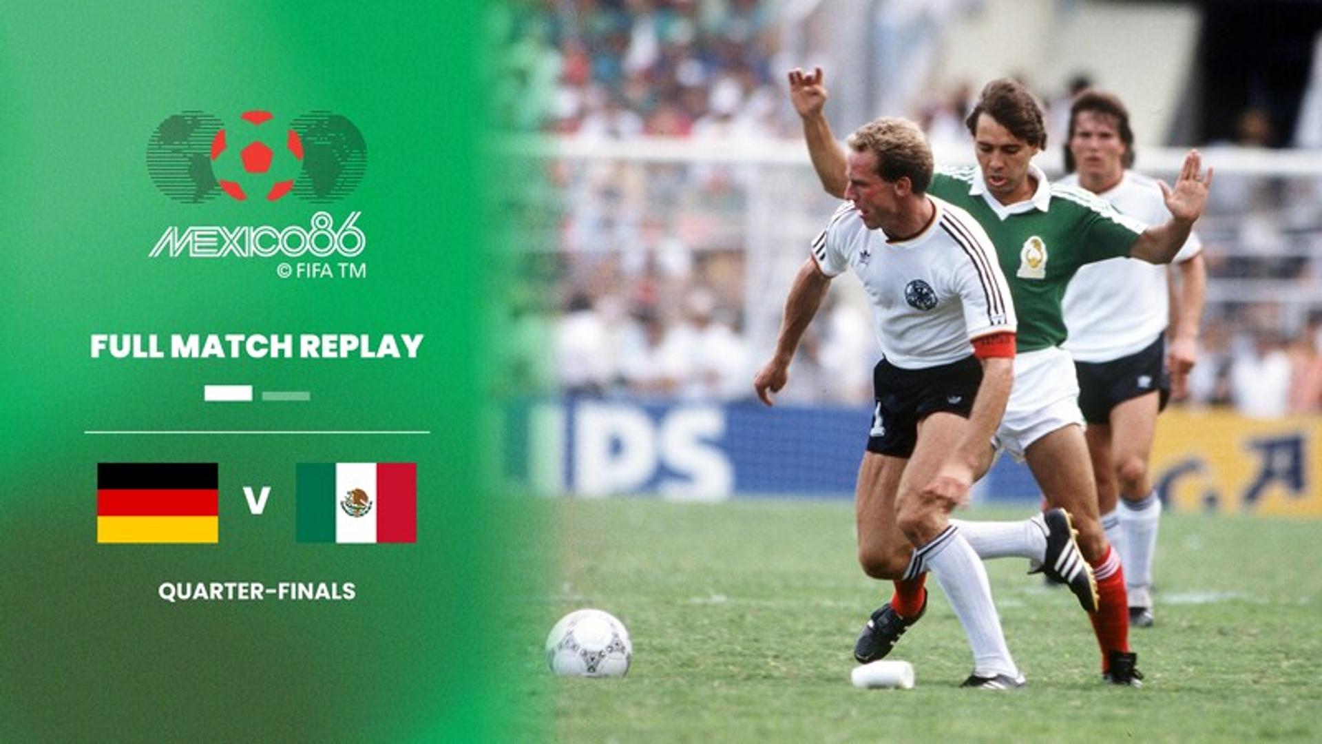República Federal de Alemania vs México | Cuartos de final | Copa Mundial de la FIFA México 1986™ | Partido Completo