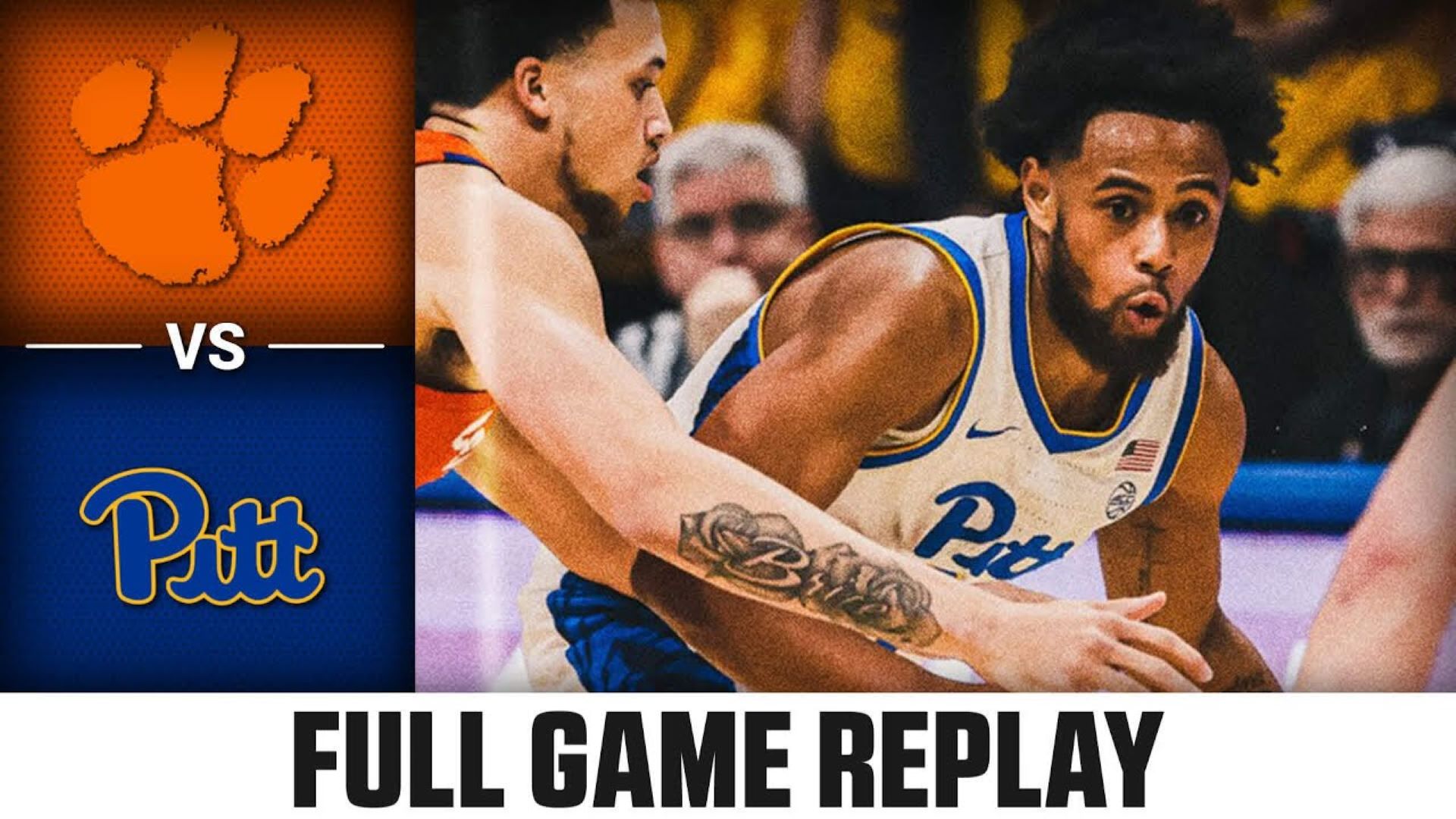 Clemson vs. Pitt (1.7.23) MBB Replay