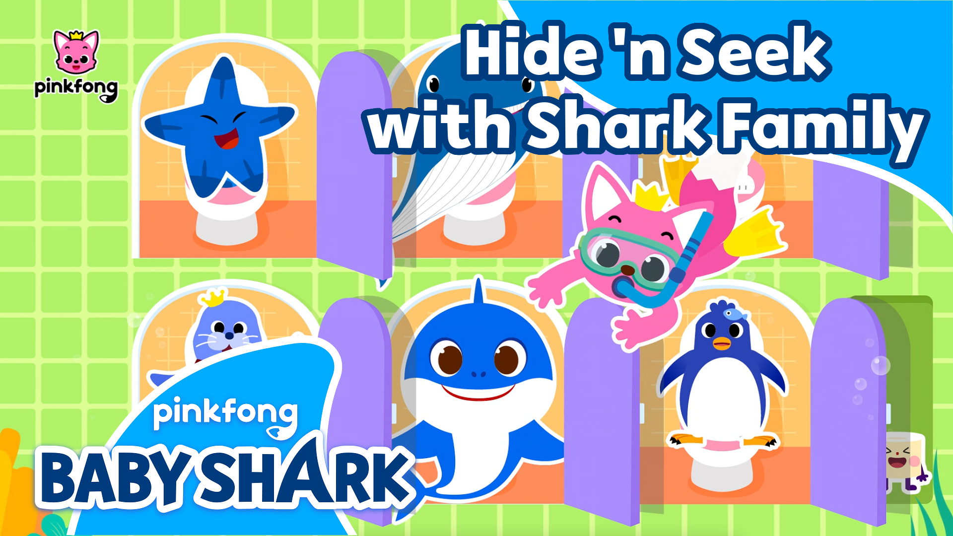Hide 'N Seek With Shark Family