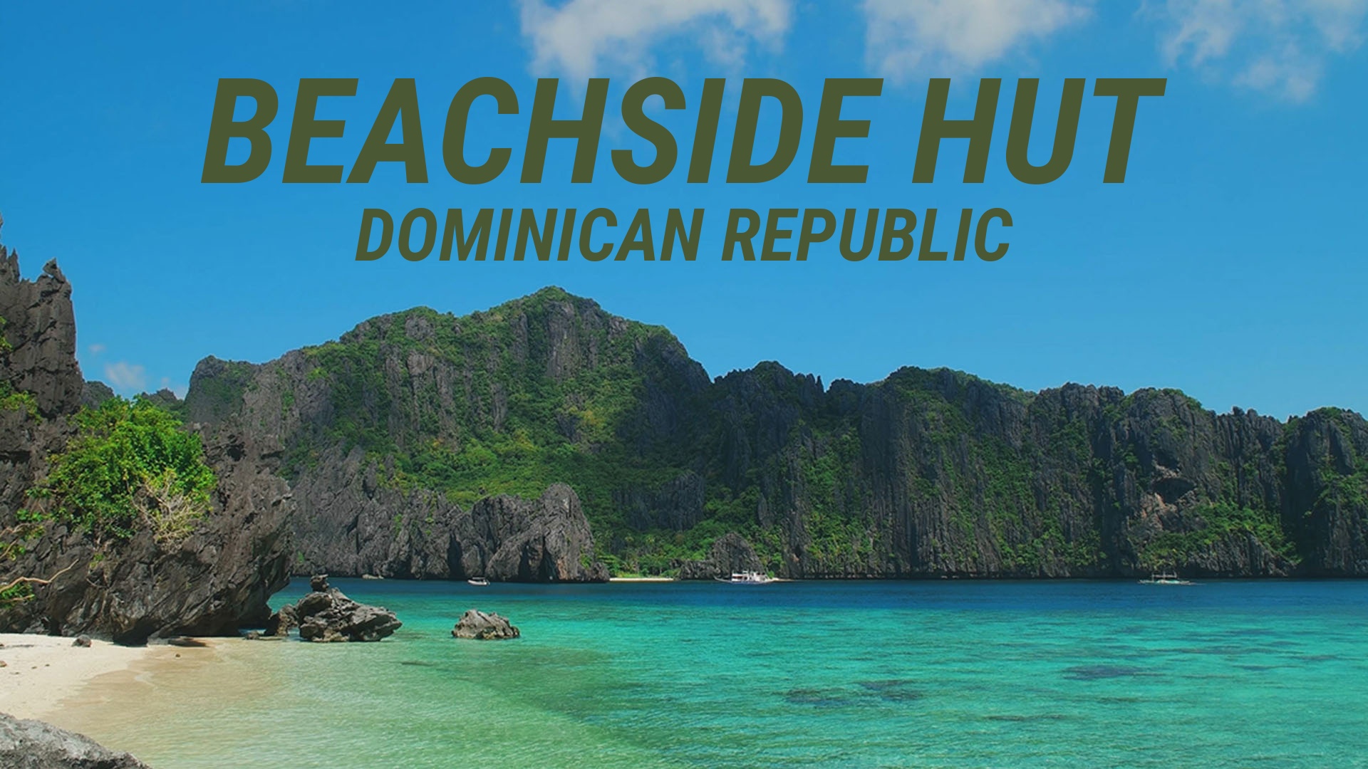 Beachside Hut: Dominican Republic