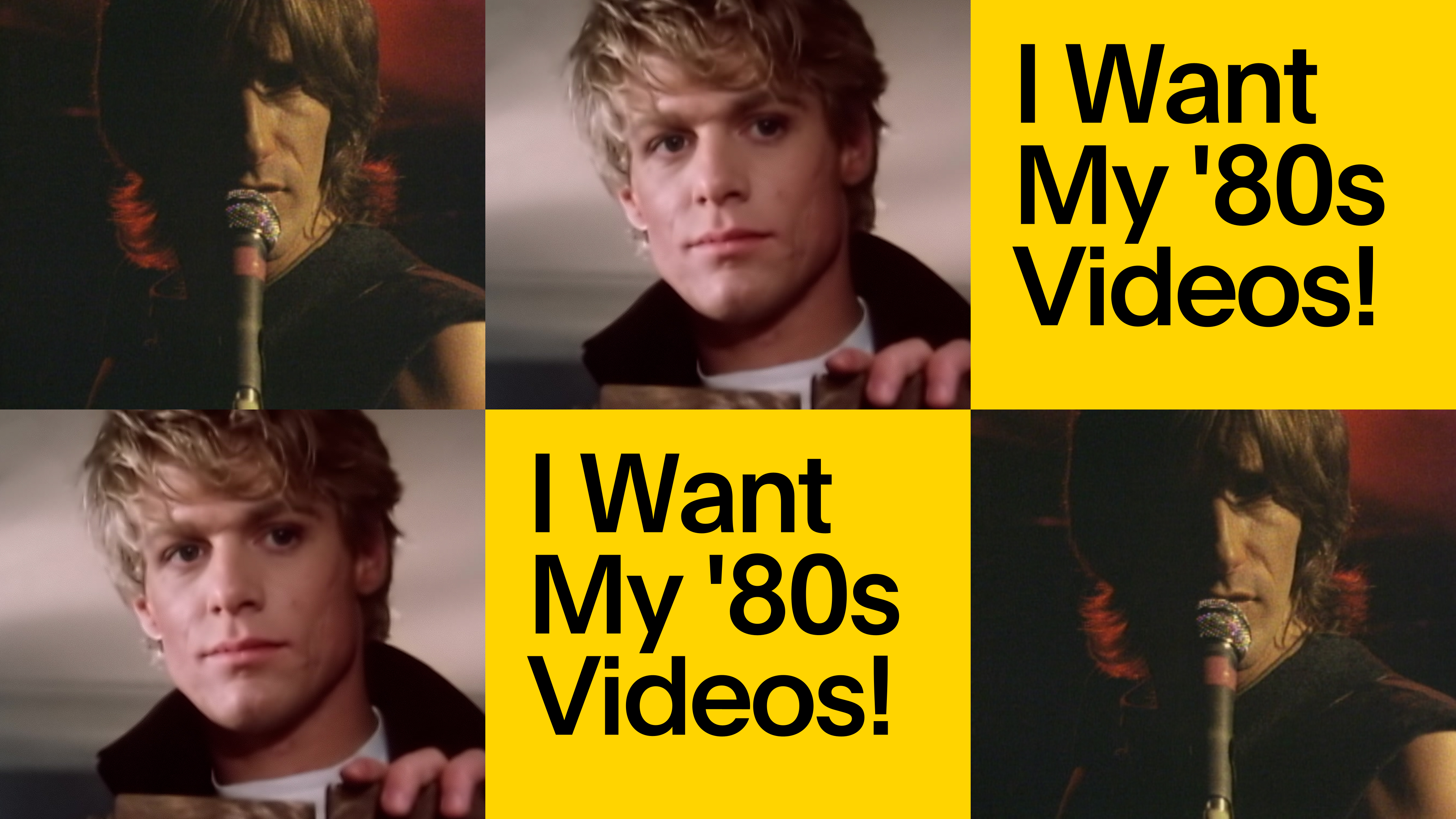 I Want My '80s Videos!