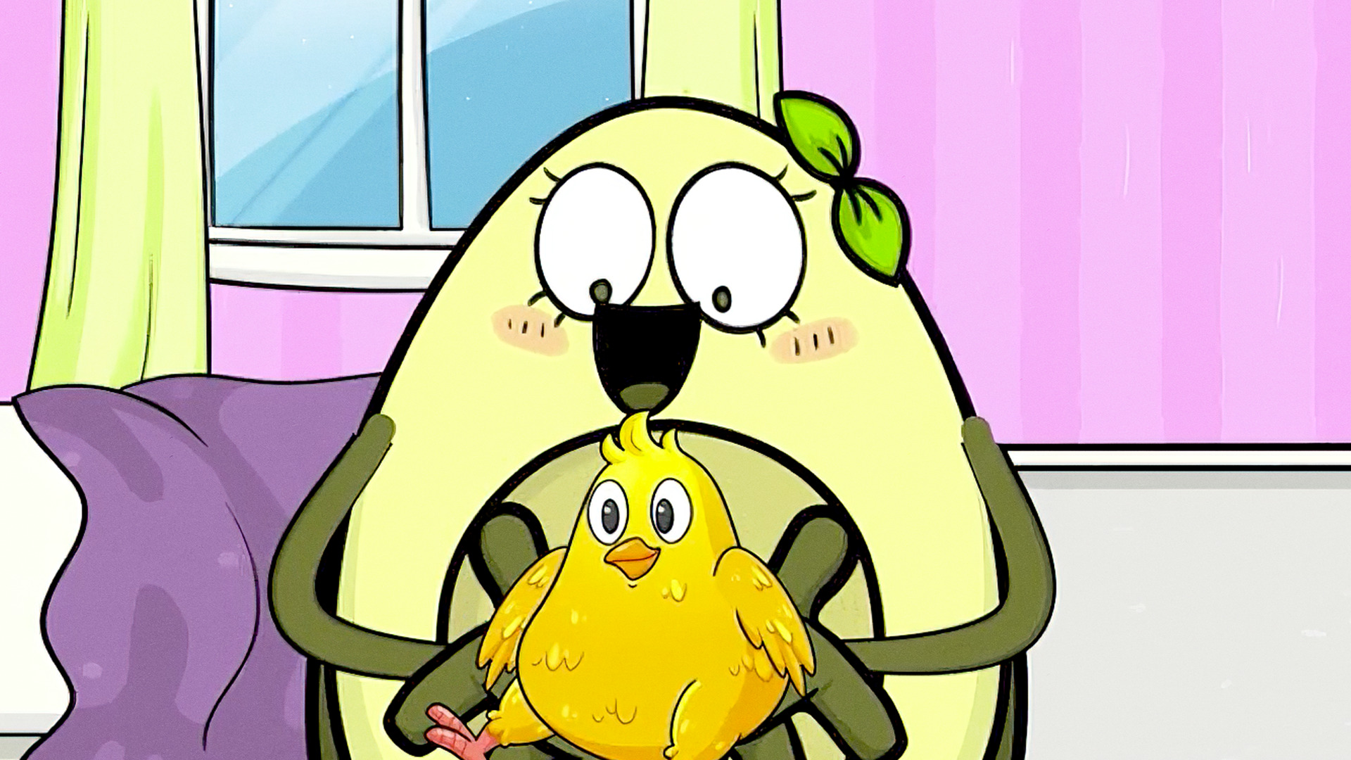 Avocados Taking Care of a Strange Pet