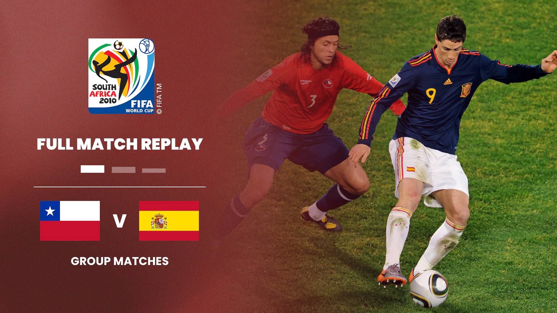 Chile vs España | Grupo H | Copa Mundial de la FIFA Sudáfrica 2010™ | Partido completo