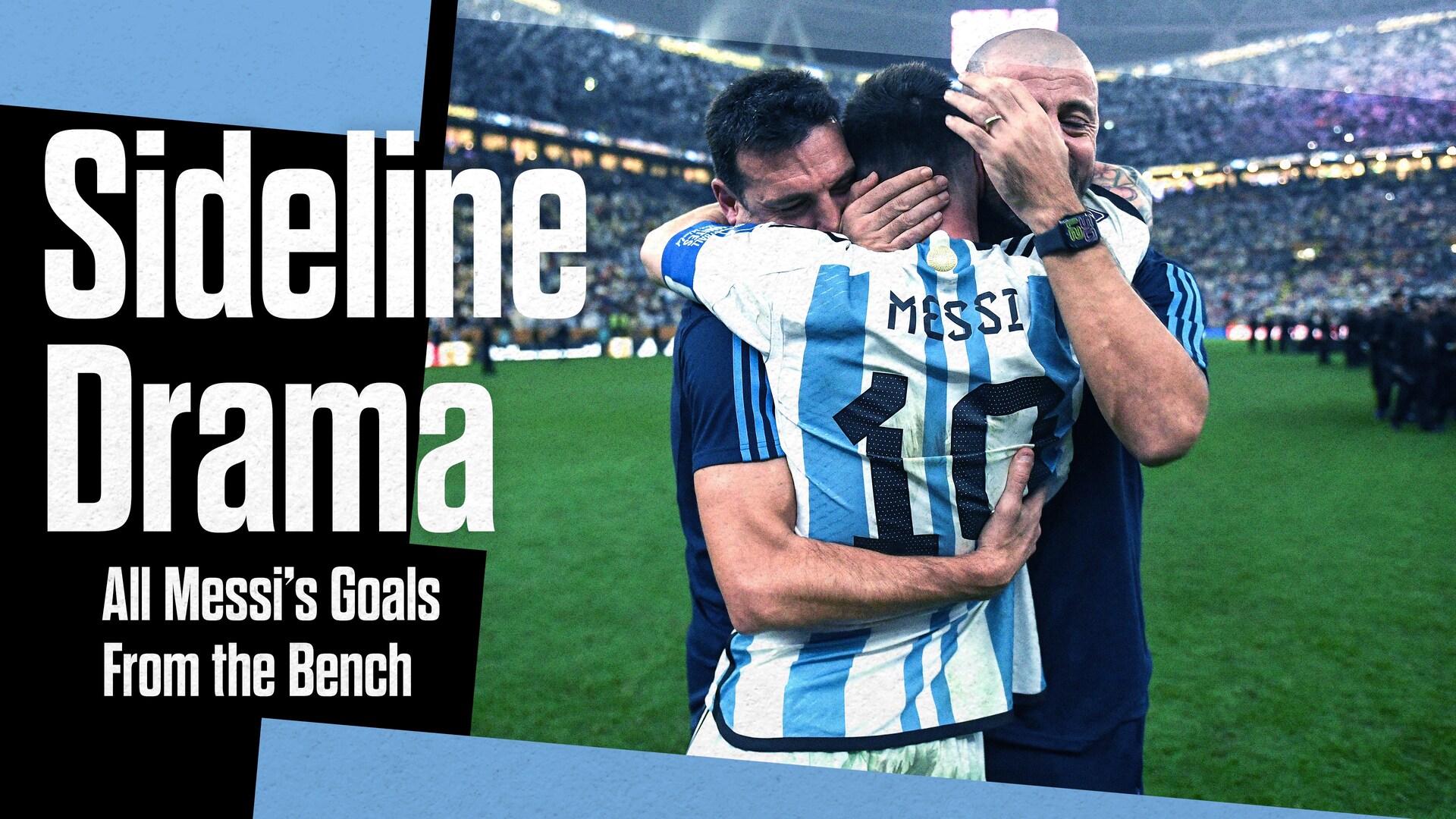 Drama am Spielfeldrand: alle Messi-Tore von der Bank aus