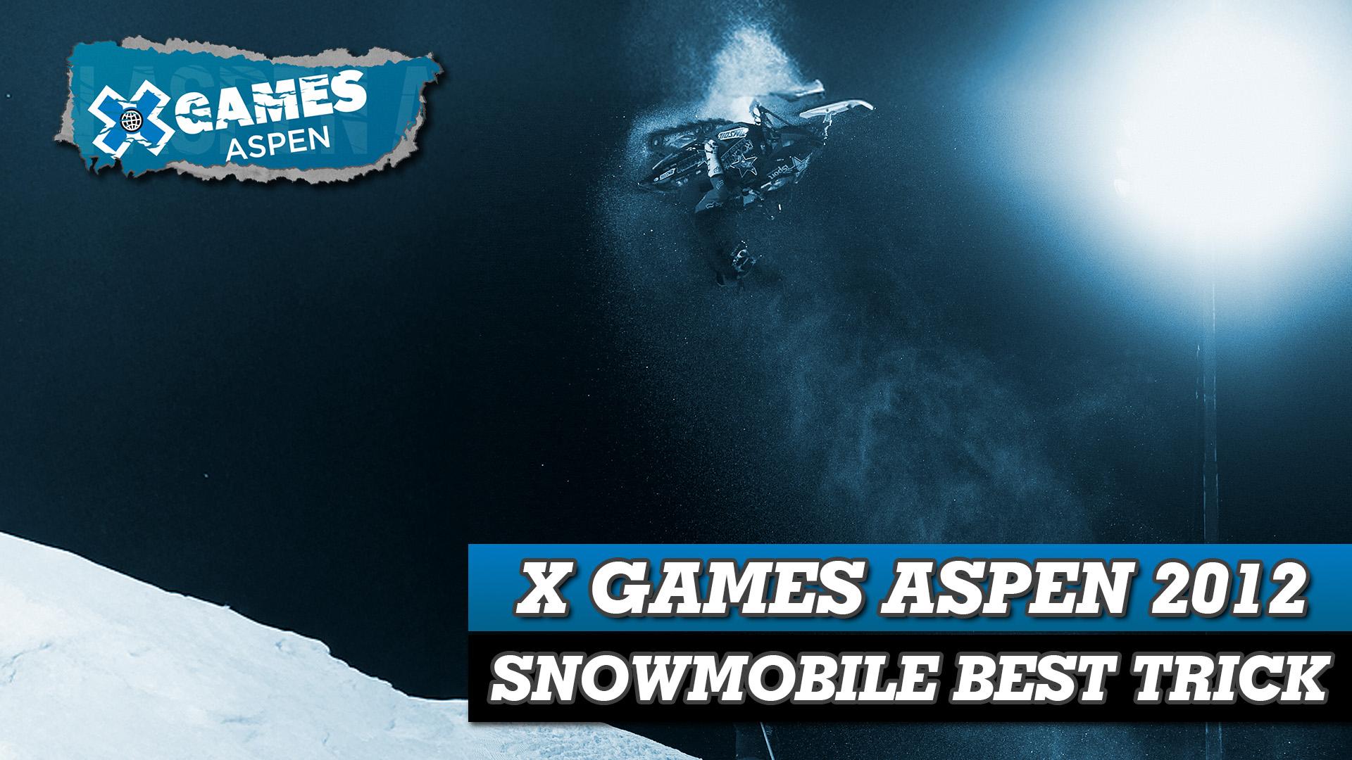 X Games Aspen 2012: Snowmobile Best Trick