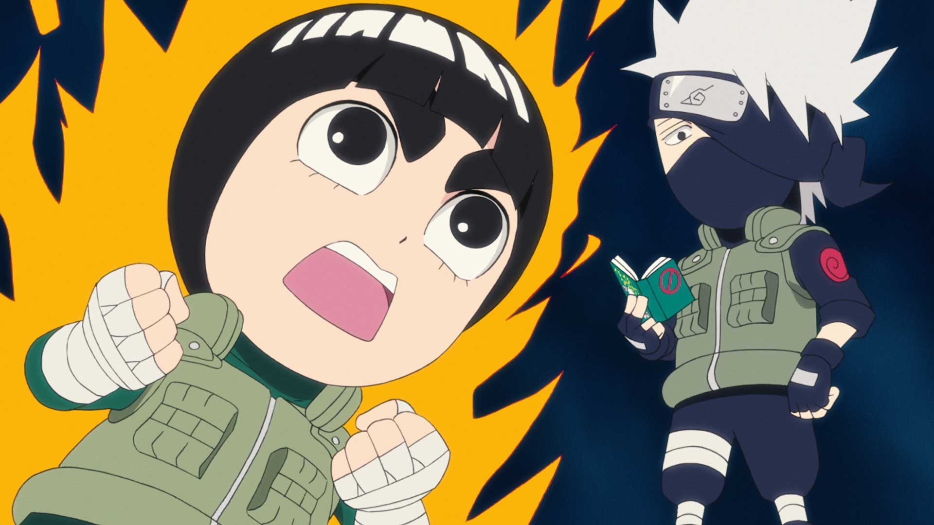 Naruto Spin Off! Rock Lee & seine Ninja Kumpels – S01E04 – Aber Sensei Guy hat es nicht getan / Sensei Kakashi ist Sensei Guys ewiger Rivale