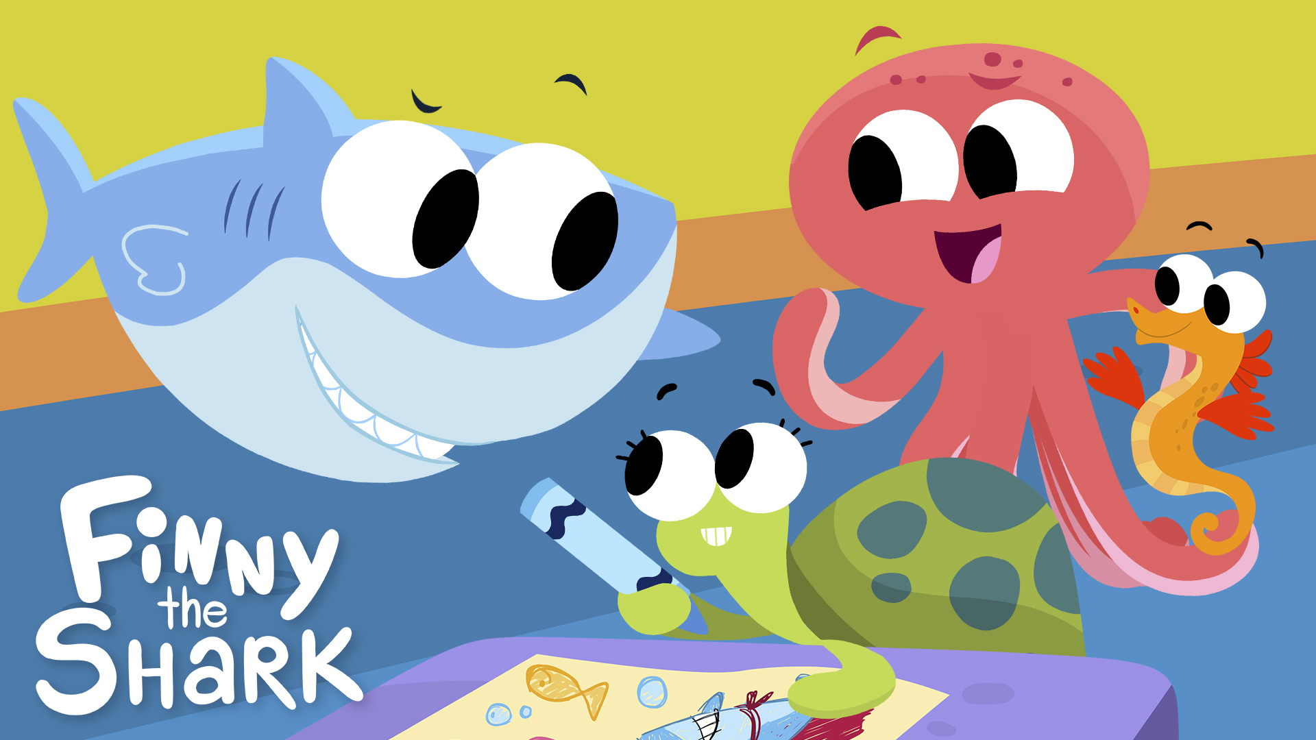 What's Your Name? - Kids Song - Finny The Shark And More