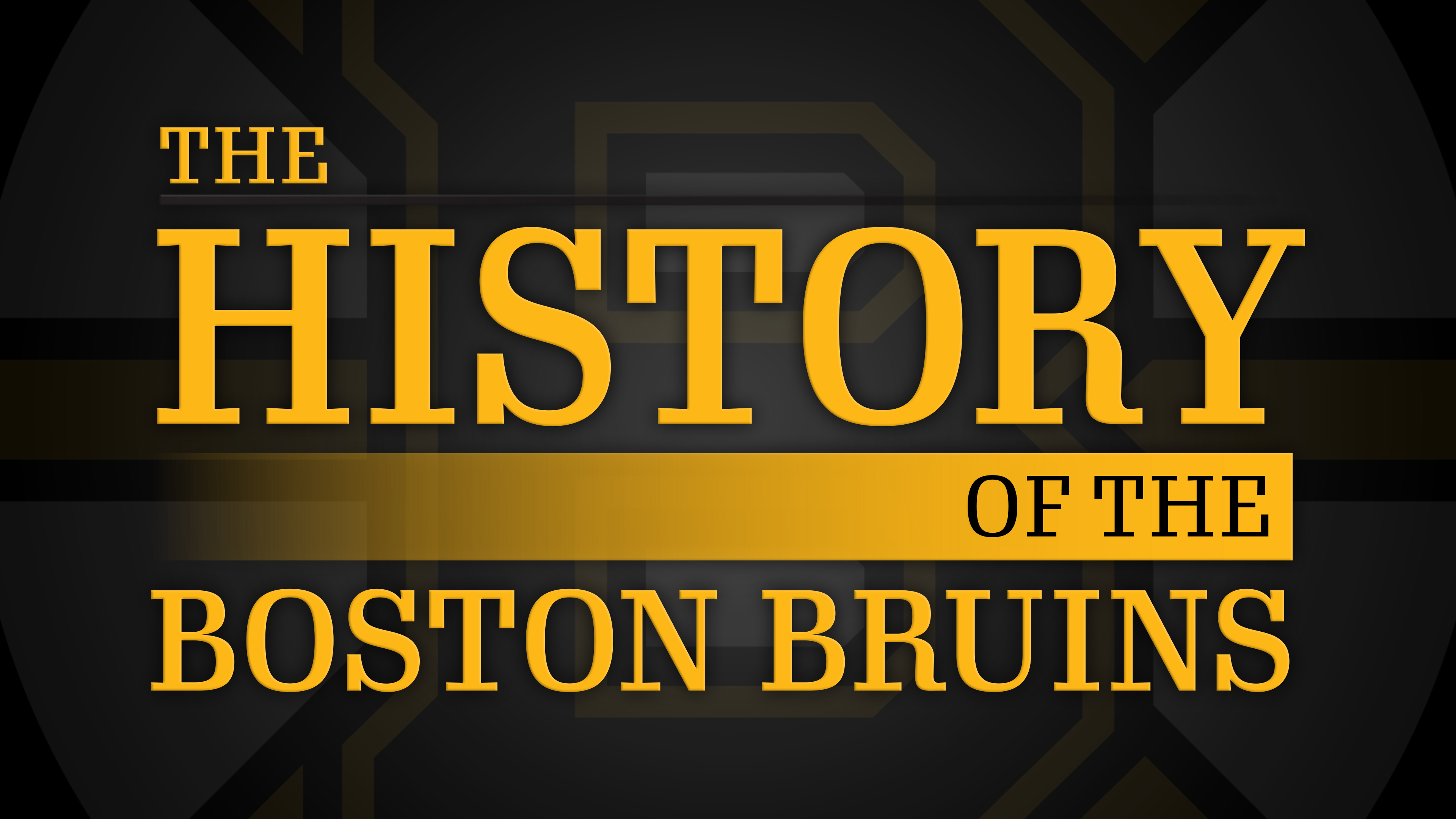 History of the Boston Bruins