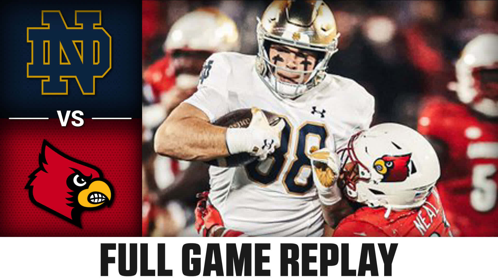Notre Dame vs. Louisville (10.7.23) Football Replay
