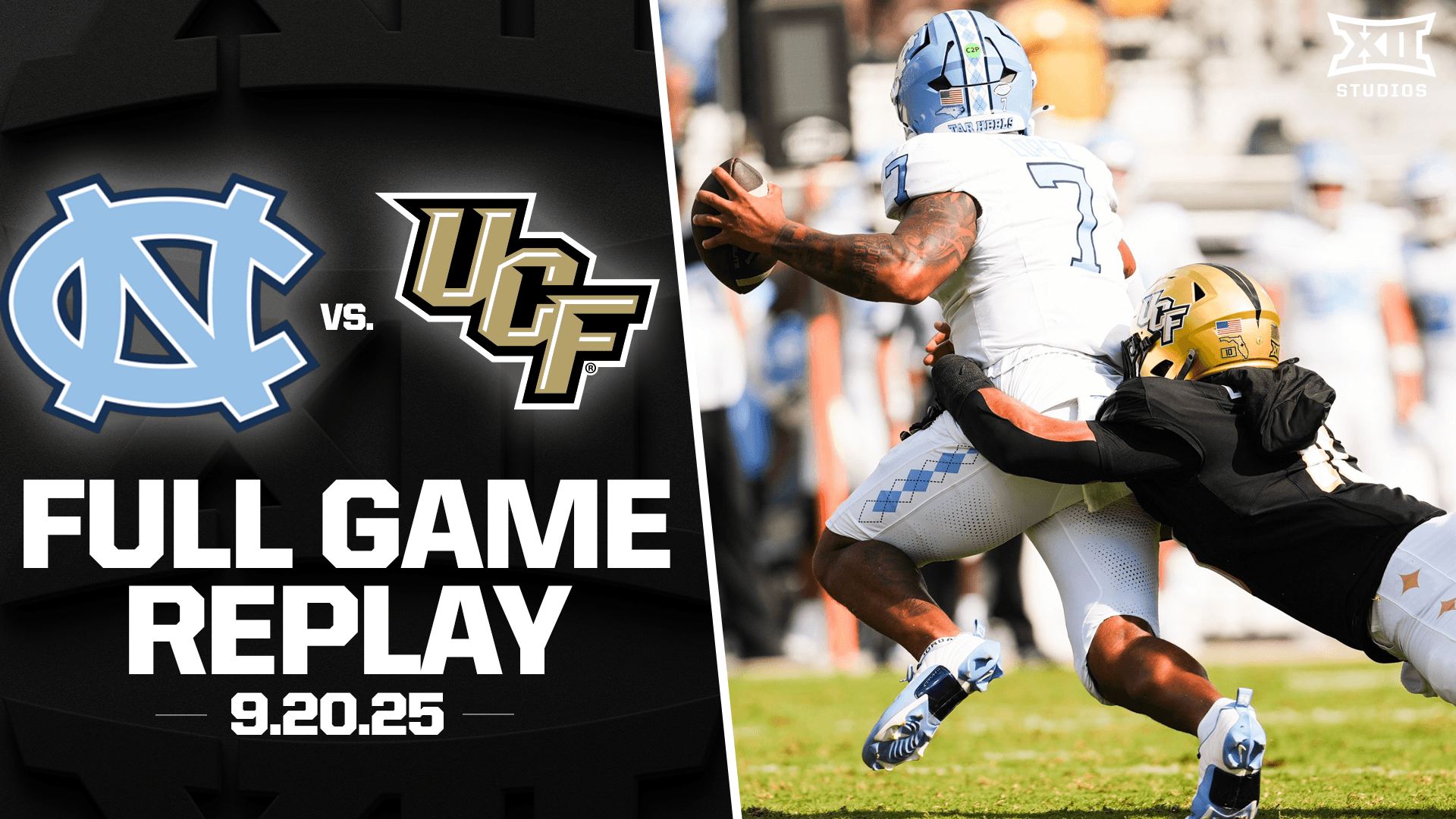 UNC vs. UCF Football Full Game Replay (9.20.25)