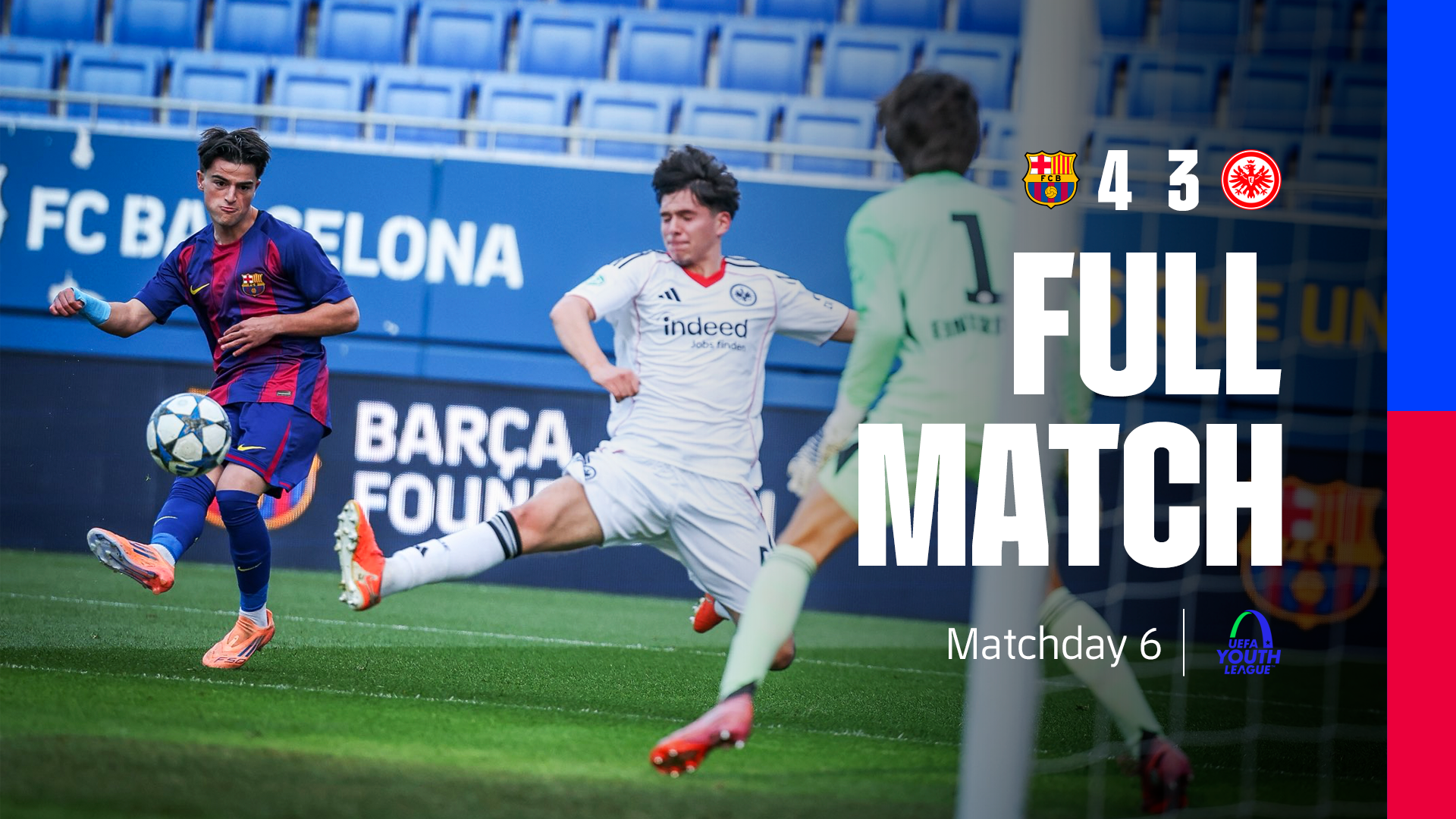 PARTIDO COMPLETO| Barça - Eintracht Frankfurt | UEFA Youth League 2025/2026