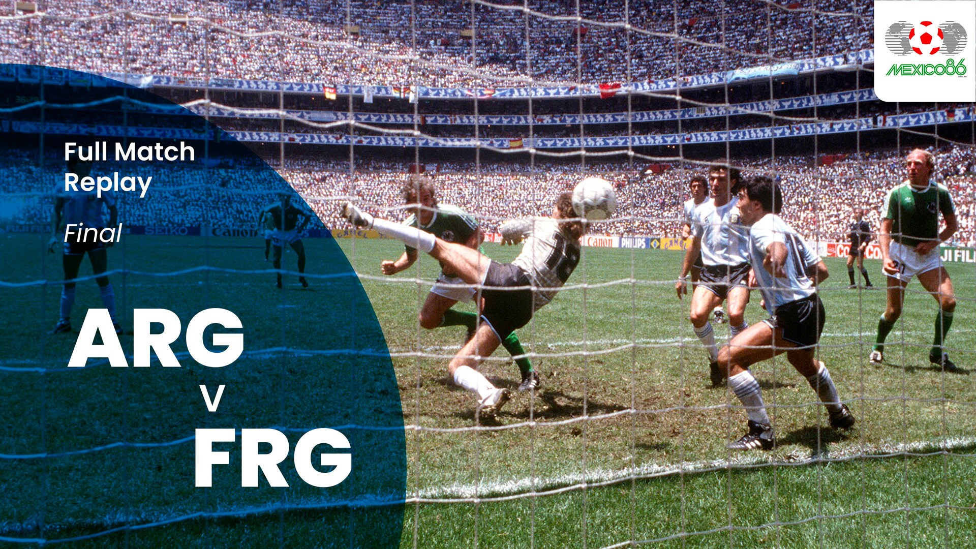 Argentina vs República Federal de Alemania | Final | Copa Mundial de la FIFA México 1986™ | Partido completo