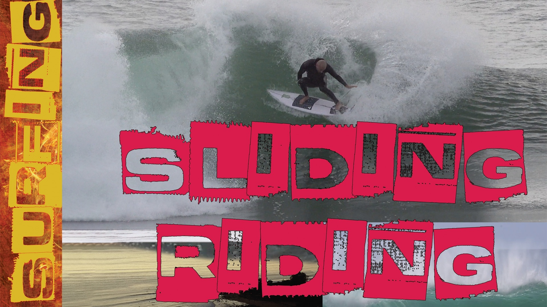Surfing Sliding Riding