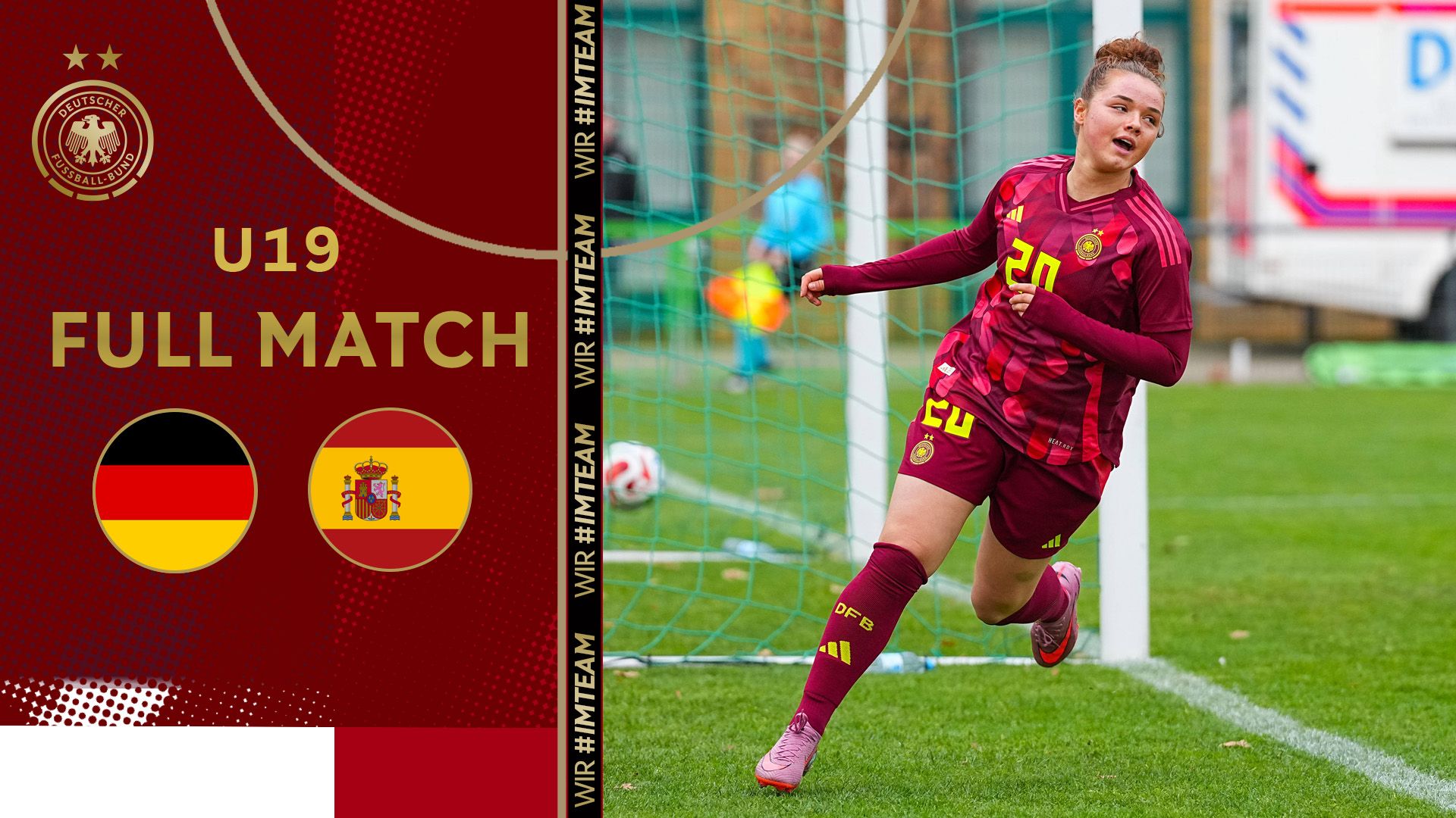 Womens U-19 UEFA Euro Qualifier 2025/26 Full Match: Germany