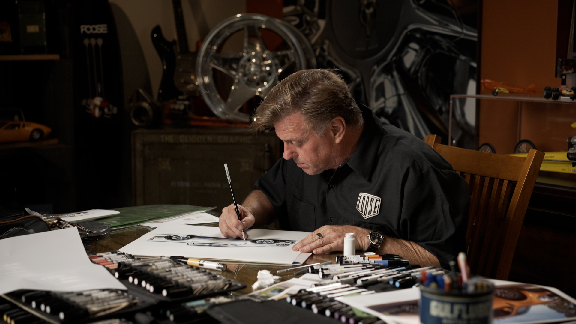 Chip Foose Draws a Car