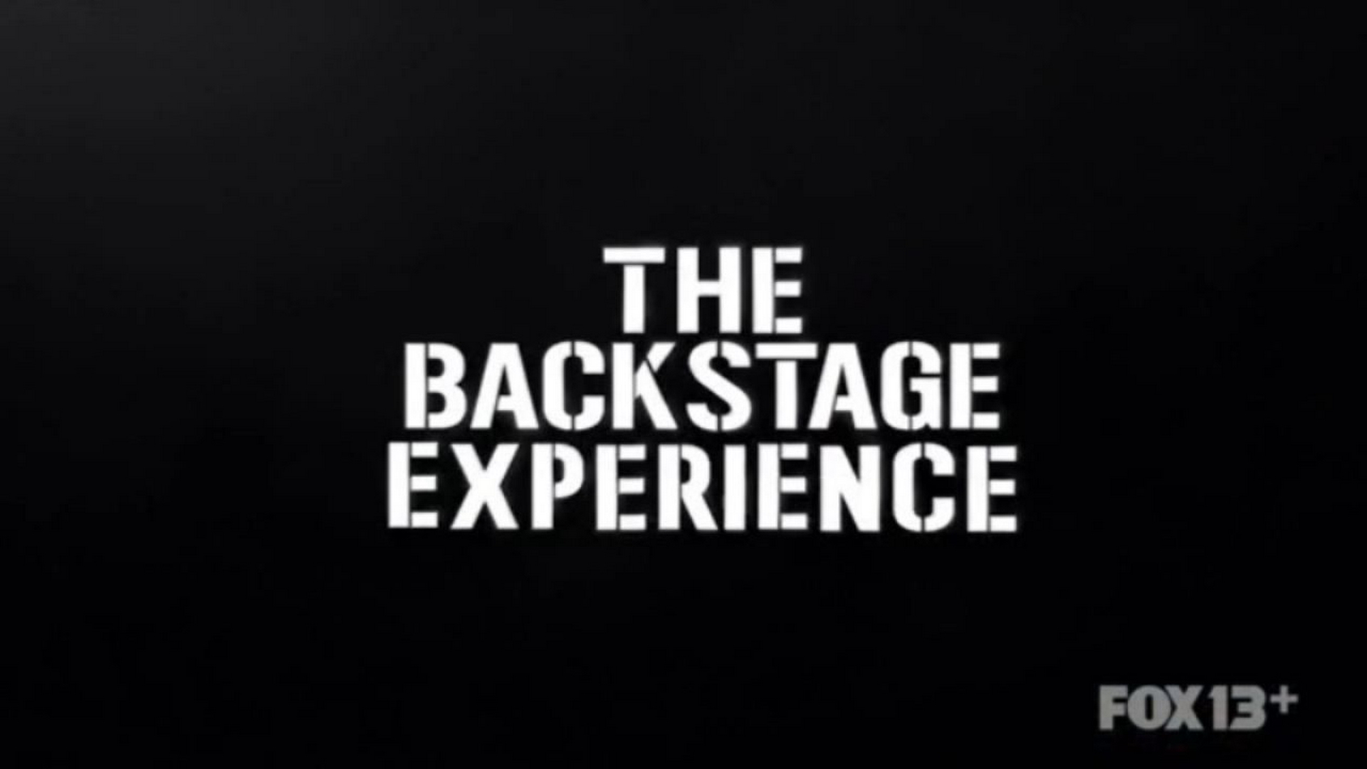 Backstage Experience