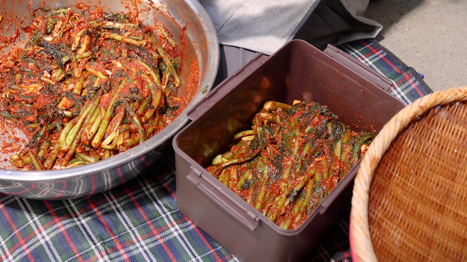 한국의 대표 식문화. 김치 담그기