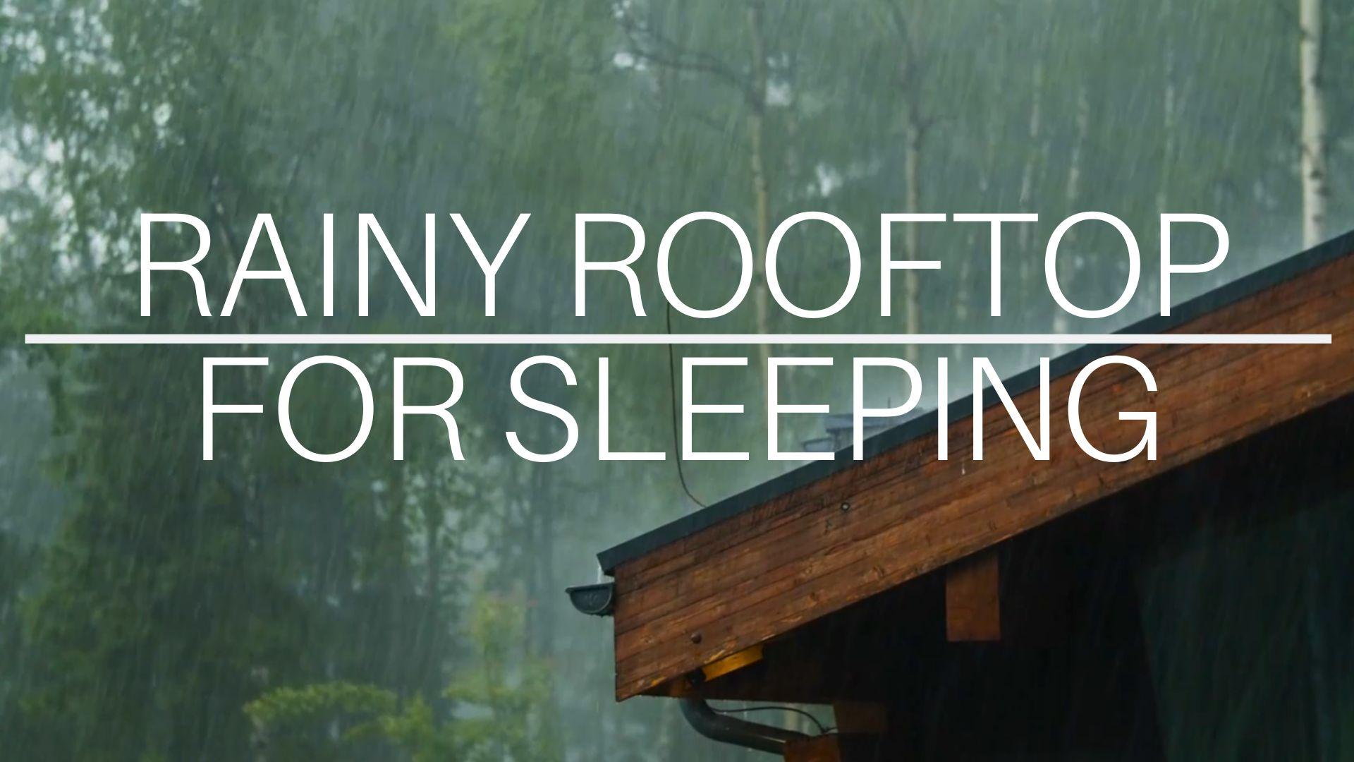 Rainy Rooftop For Sleeping