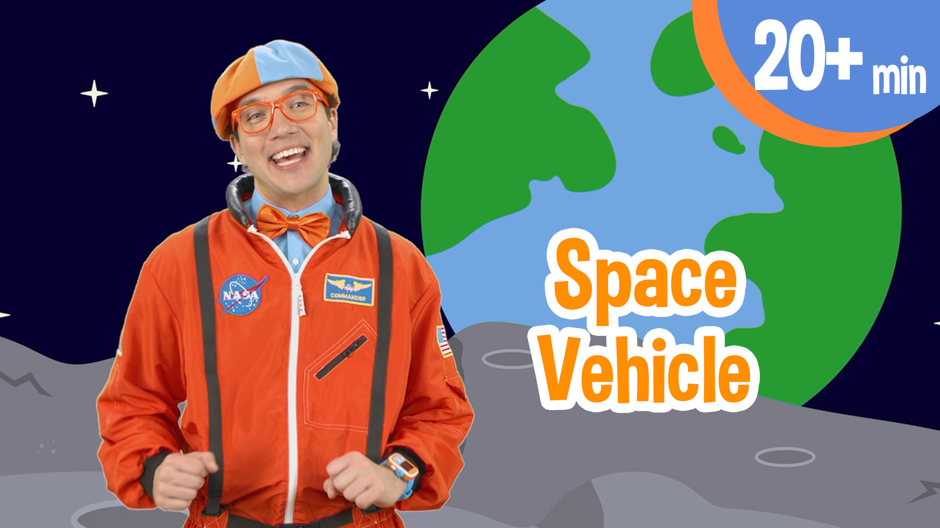 Blippi Learns about Space Vehicles