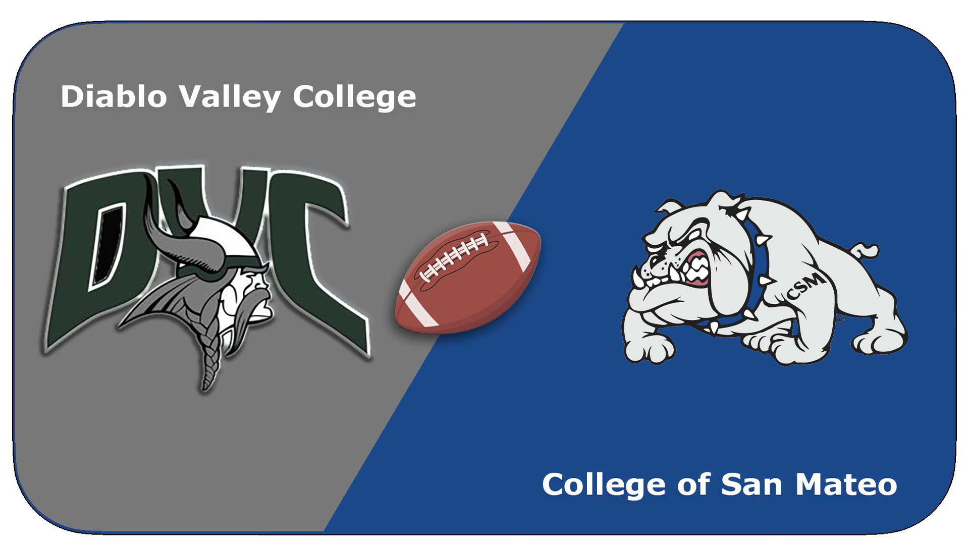 Football JUCO - 3C2A - Diablo Valley Concord at College of San Mateo