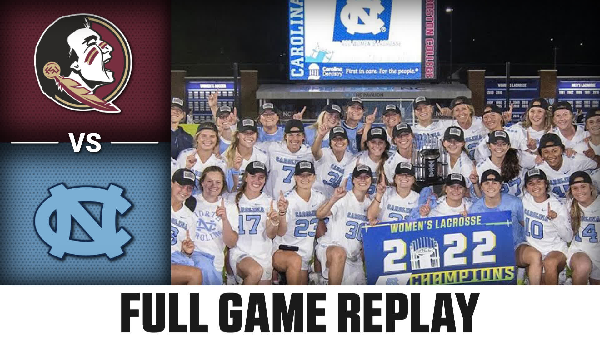 2022 ACC Women's Lacrosse Championship: Boston College vs. North Carolina