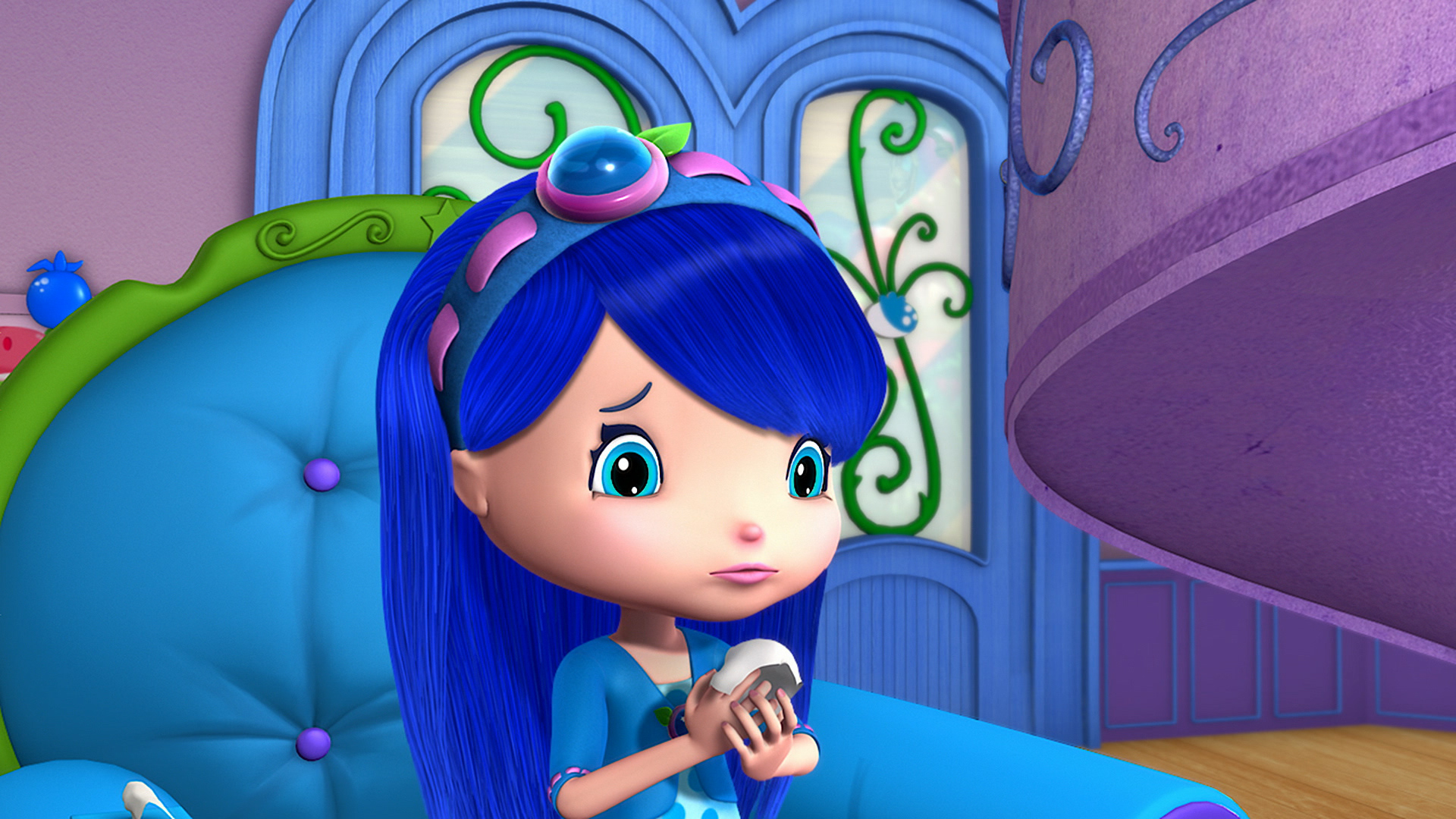 A Basket of Blueberries