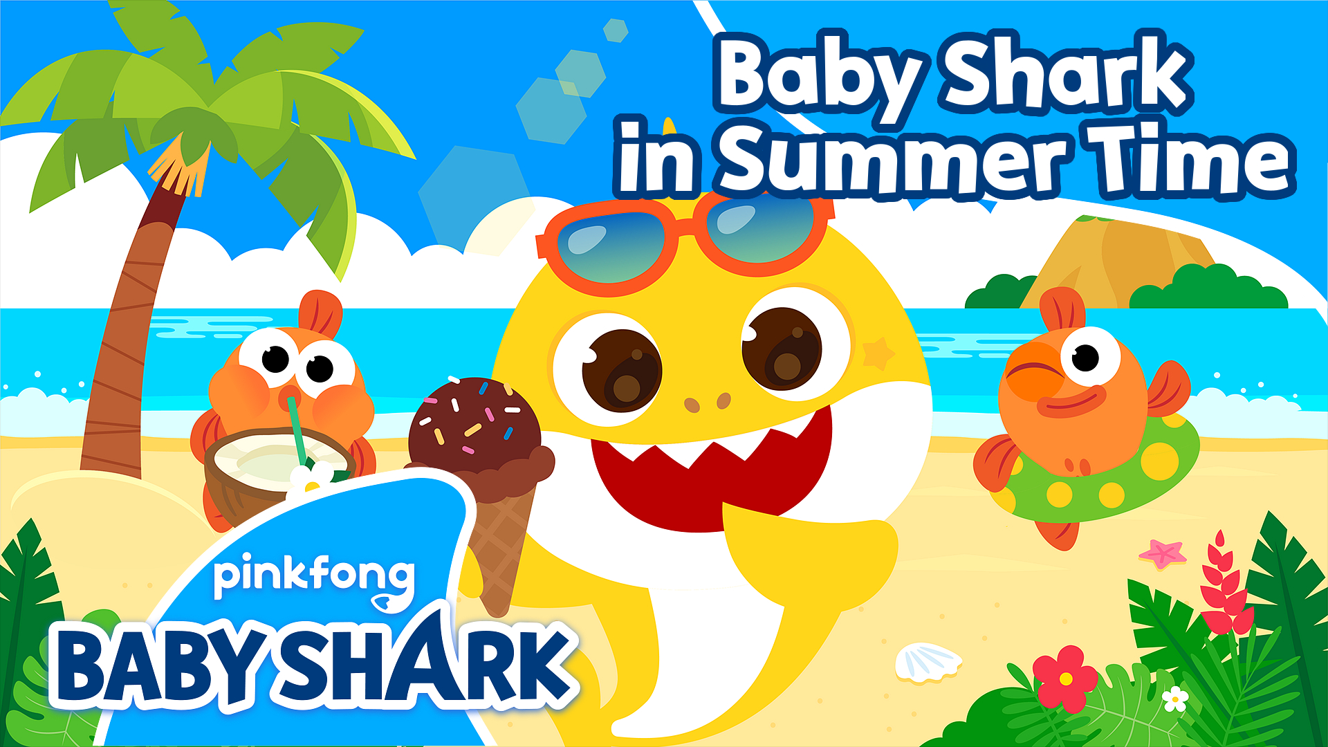Baby Shark in Summer Time