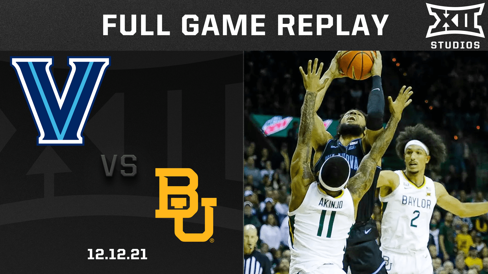 Villanova vs. Baylor Men's Basketball Replay (12.12.21)