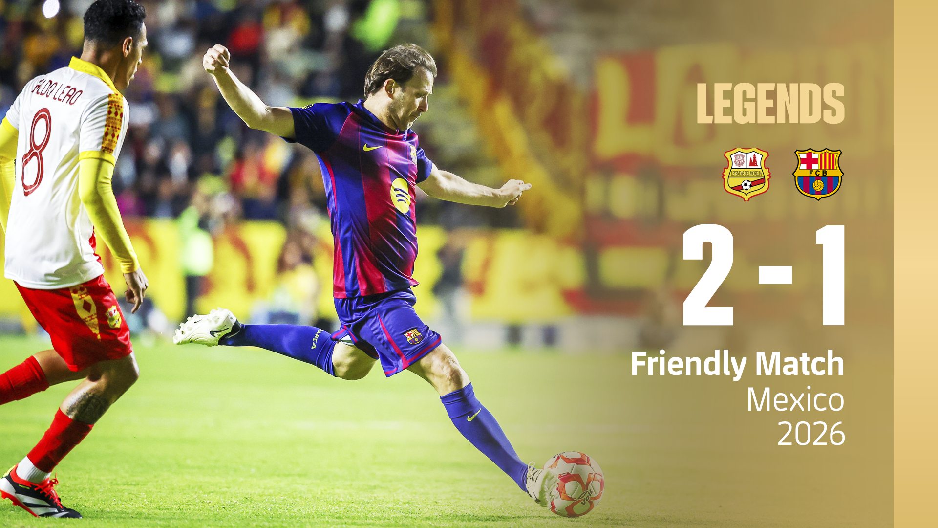 PARTIDO COMPLETO | Morelia Leyendas - Barça Legends | Partido amistoso 2025/2026