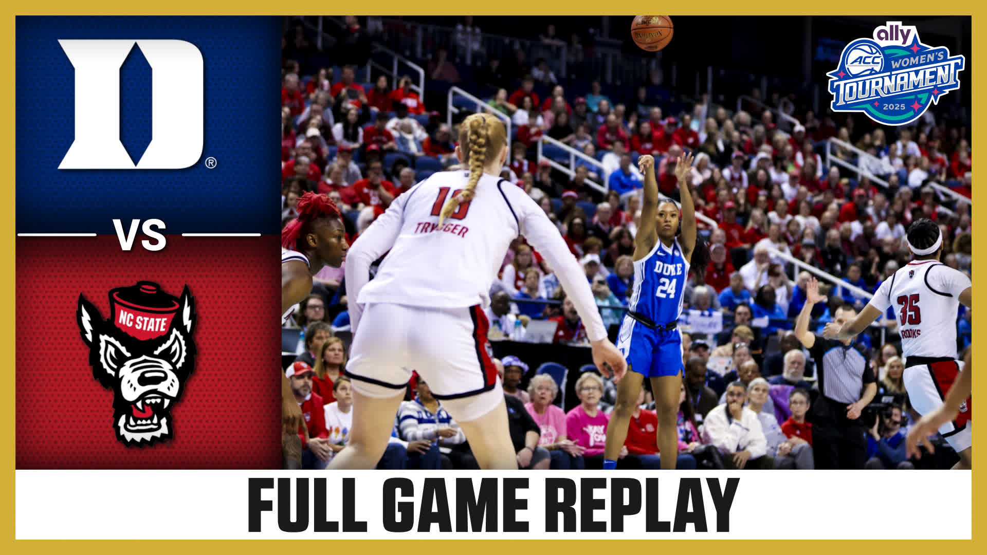 2025 ACC WBB Championship: Duke vs. NC State