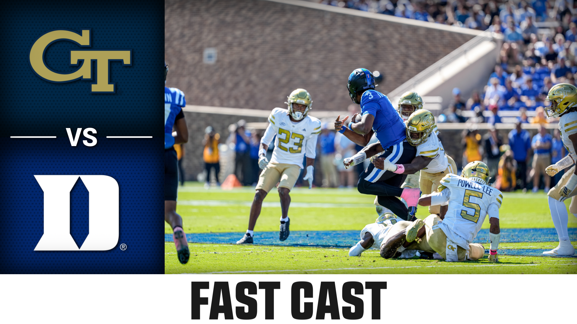 Georgia Tech vs. Duke 2025 Week 8 Fast Cast
