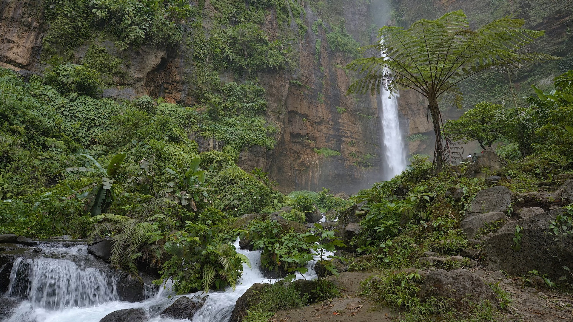 Kapas Biru Waterfall (Music)