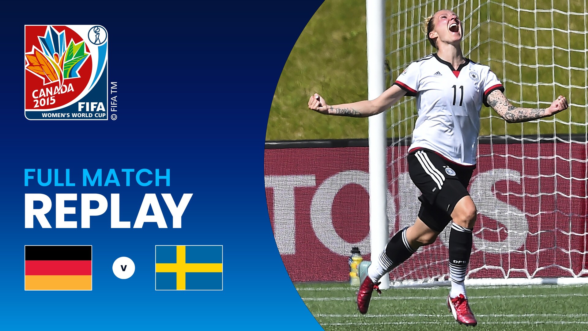 Germany v Sweden | Round of 16 | FIFA Women's World Cup Canada 2015™ | Full Match Replay