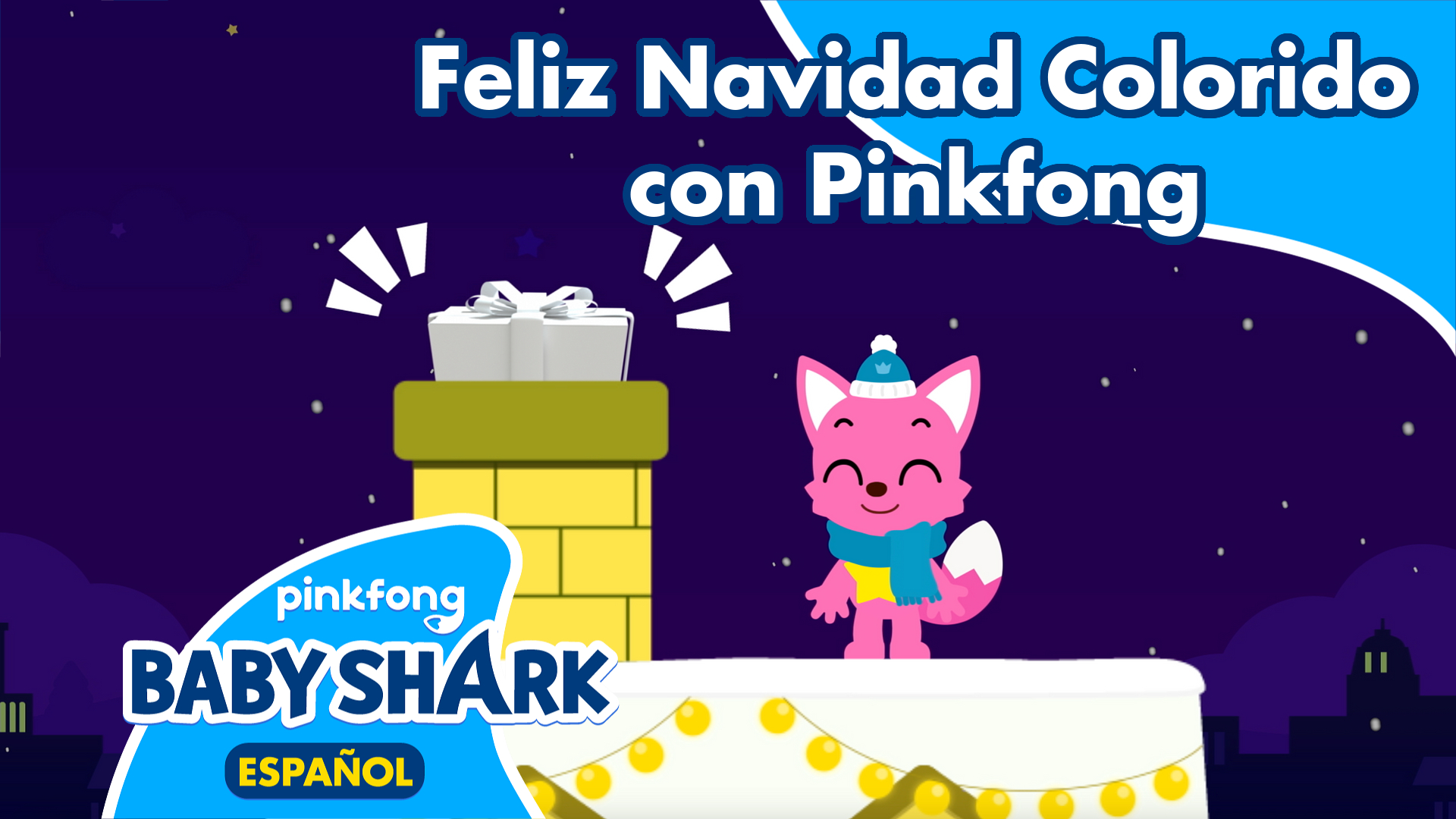 Feliz Navidad Colorido con Pinkfong
