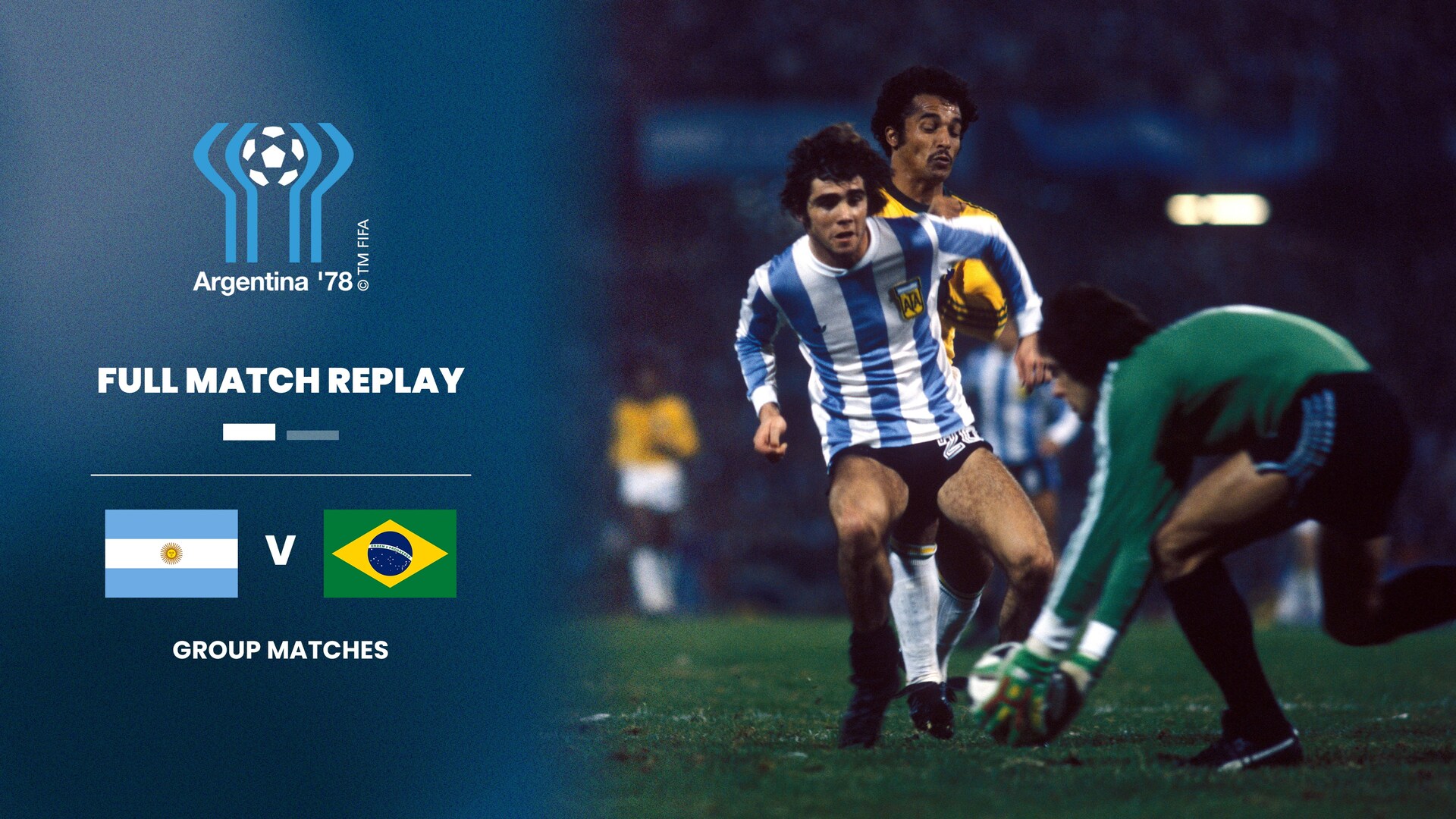 Argentina vs Brasil | Segunda ronda | Copa Mundial de la FIFA Argentina 1978™ | Partido completo
