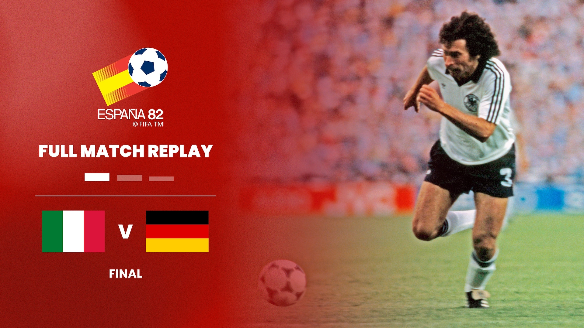 Italien v Bundesrepublik Deutschland | Finale | FIFA Fussball-Weltmeisterschaft Spanien 1982 | Spiel in voller Länge