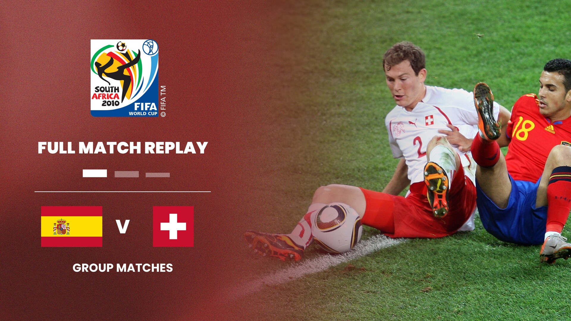 España vs Suiza | Grupo H | Copa Mundial de la FIFA Sudáfrica 2010™ | Partido completo