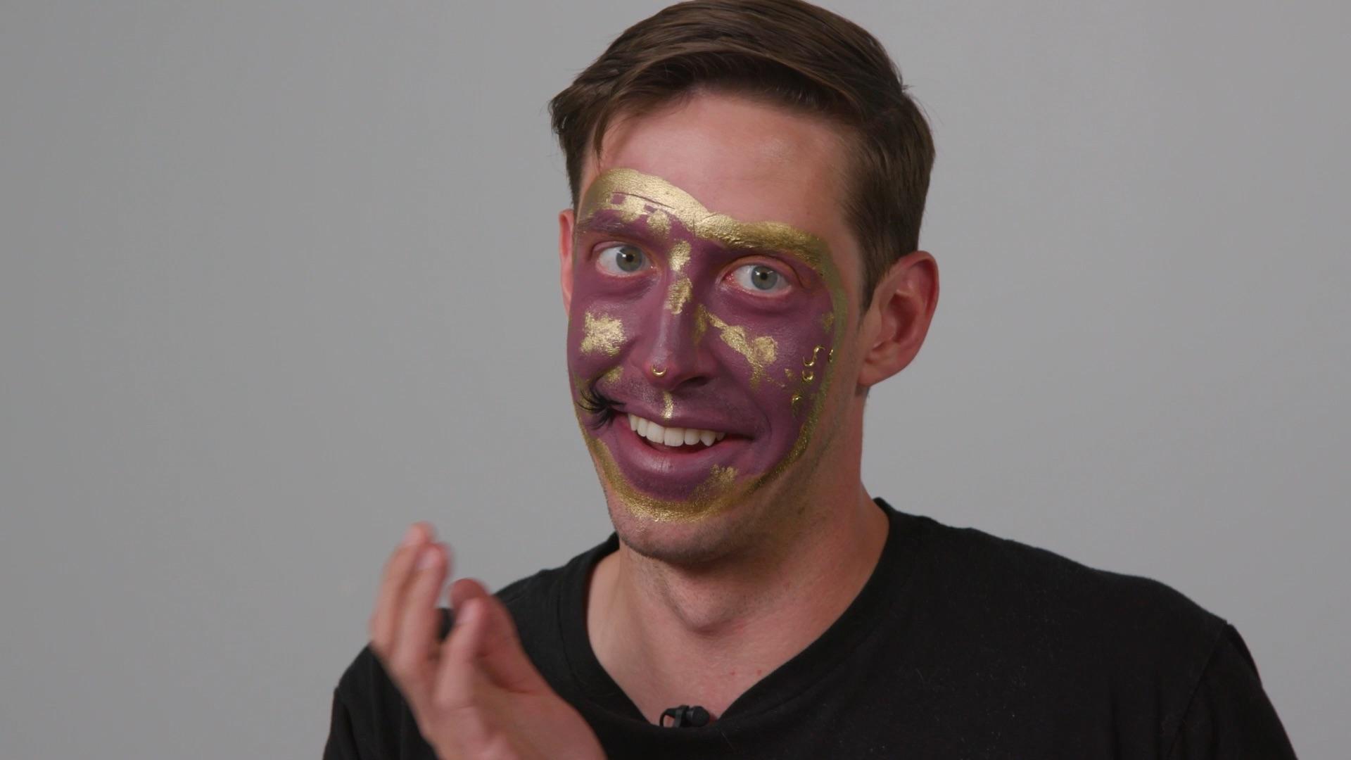 Try Guys Try Avant Garde Makeup Transformation (ft. Kalen Allen)