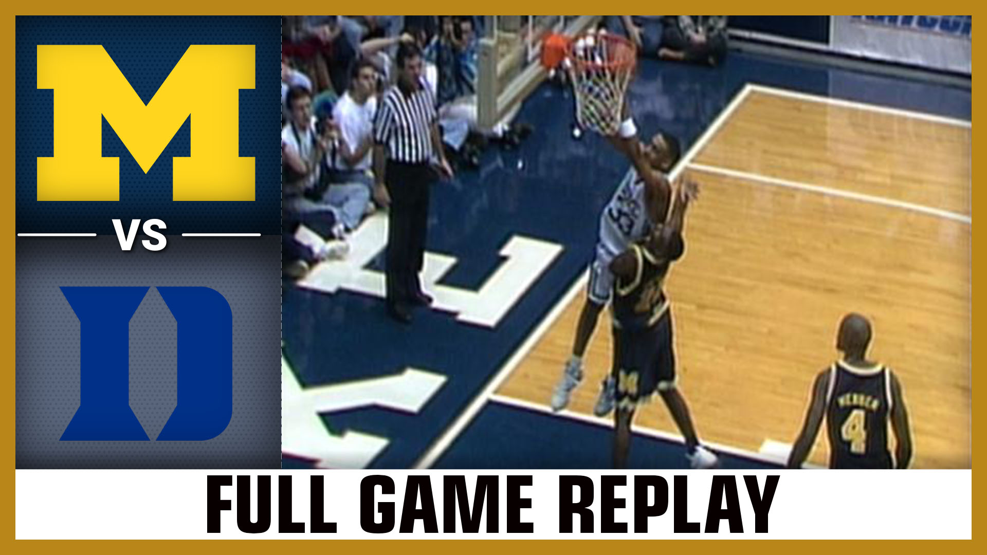 Michigan vs. Duke (12.5.92) MBB Replay