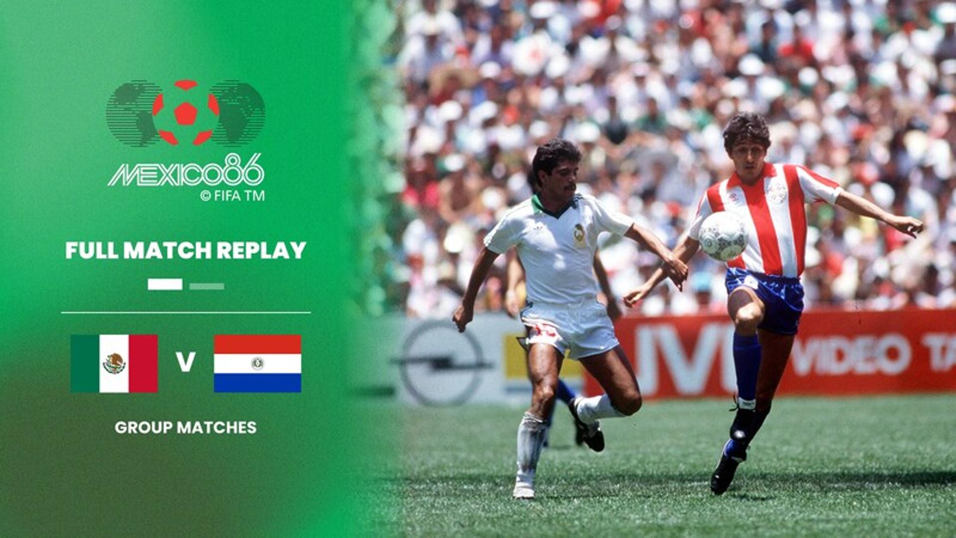 México vs Paraguay | Grupo B | Copa Mundial de la FIFA México 1986™ | Partido Completo