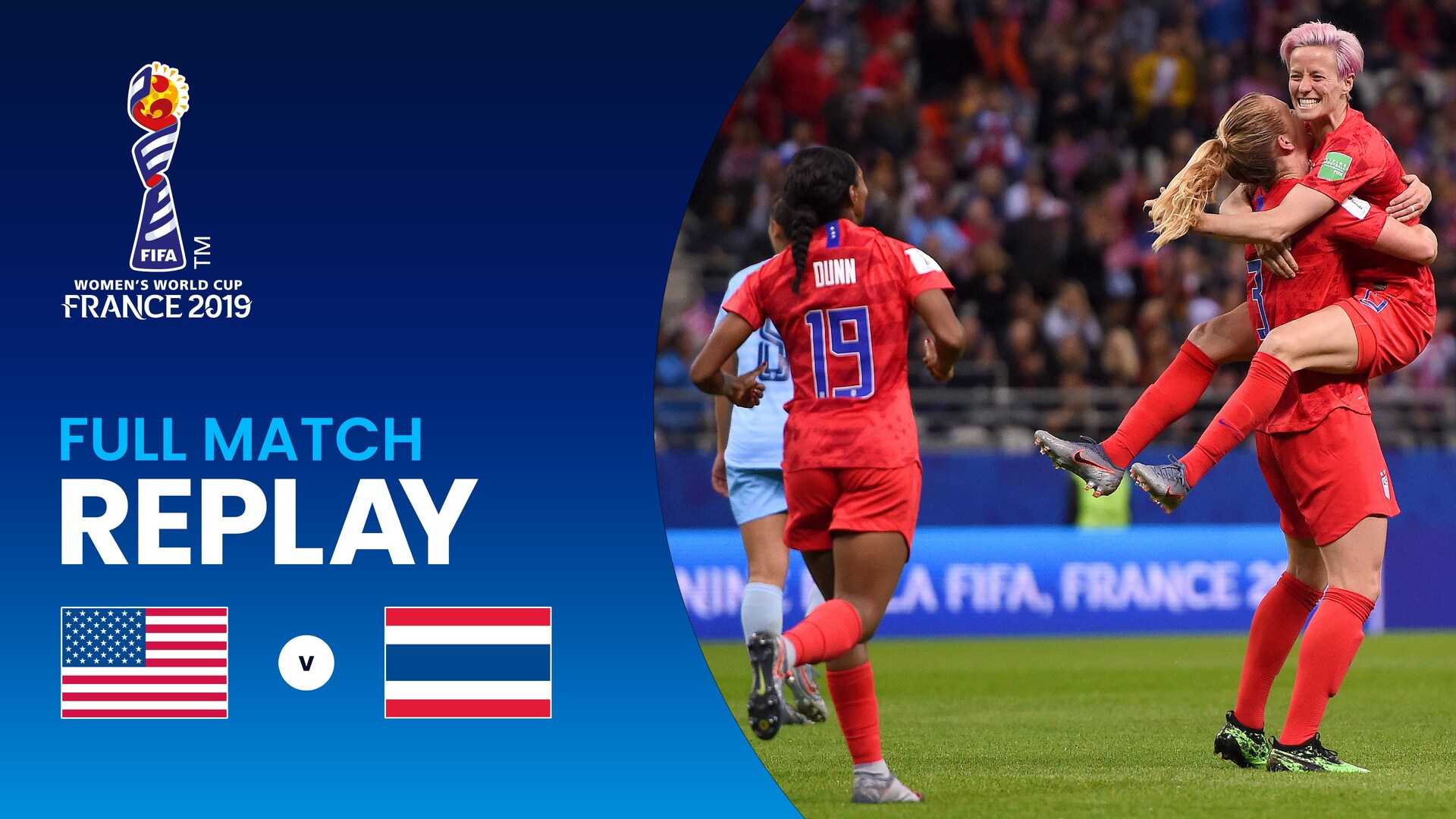 USA v Thailand | Group F | FIFA Women's World Cup France 2019™ | Full Match Replay