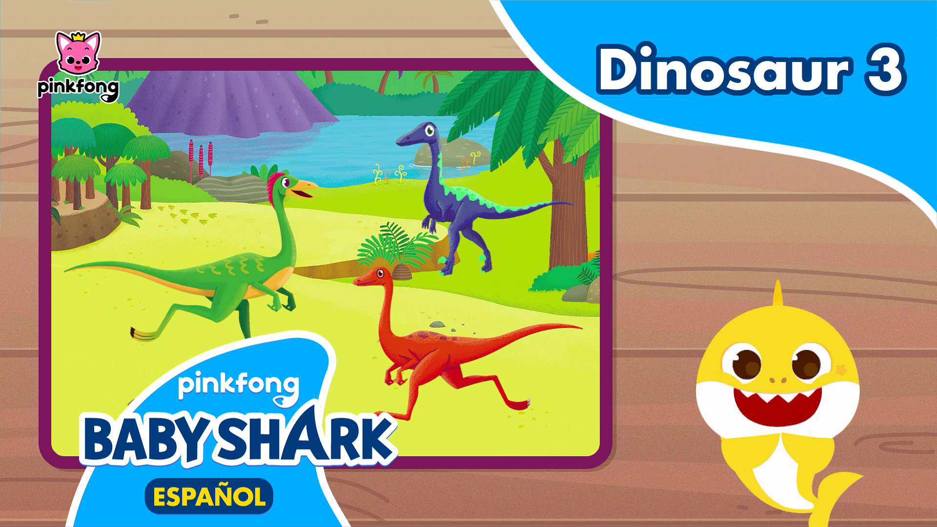 Al Escondite con Tiburón Bebé Dinosaur 3