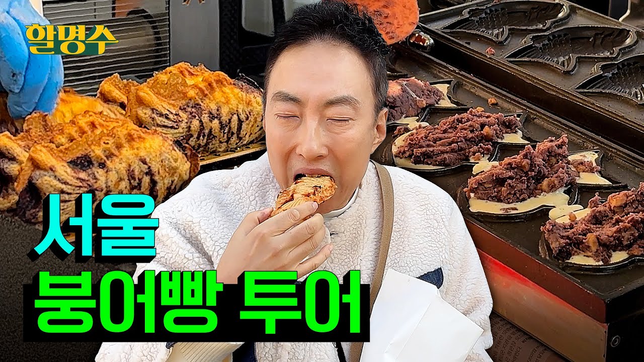 팥붕 VS 슈붕? 남들 싸울 동안 하나라도 더 먹어라ㅣ서울 3대 붕어빵 투어ㅣ할명