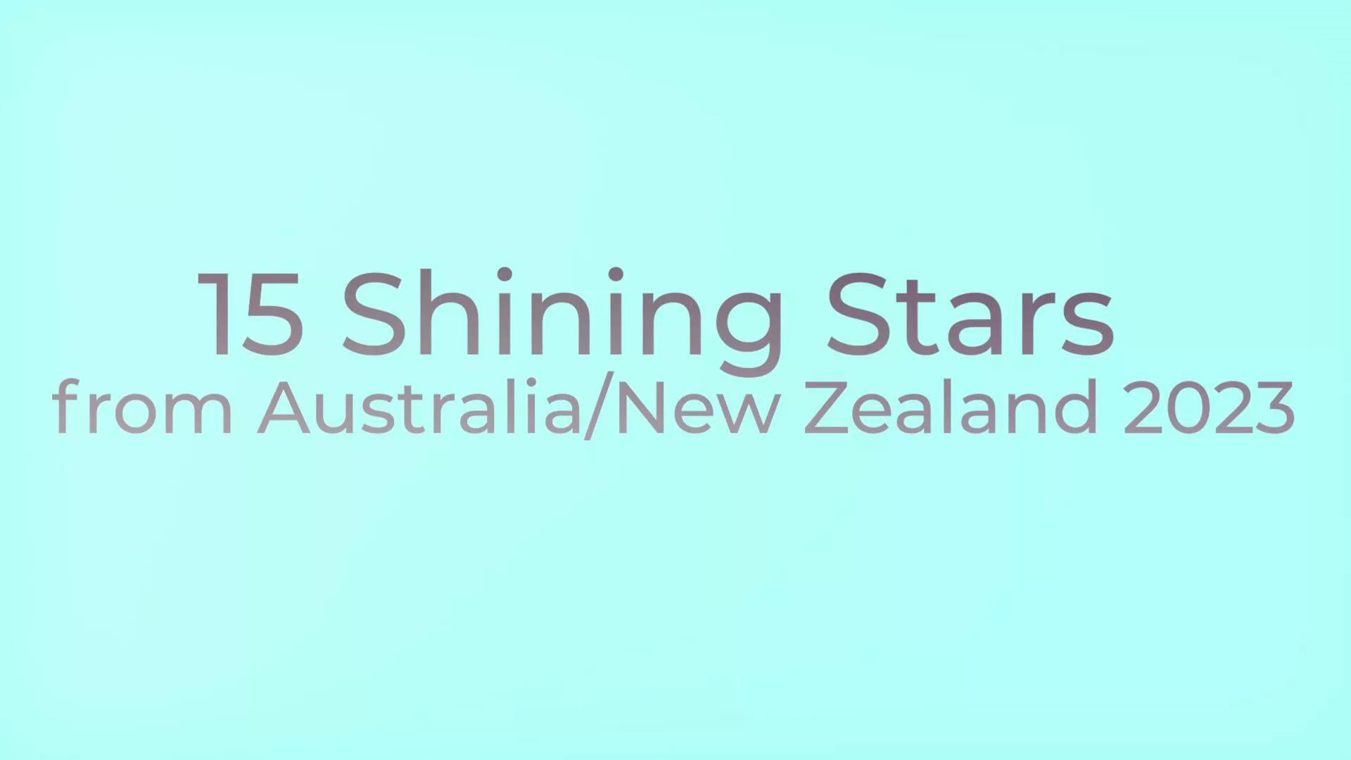 15 Shining Stars from Australia/New Zealand 2023™